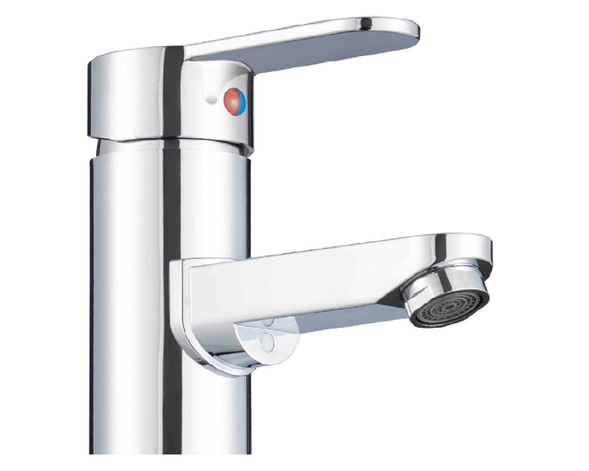 Monomando lavatorio Moon cromado-1