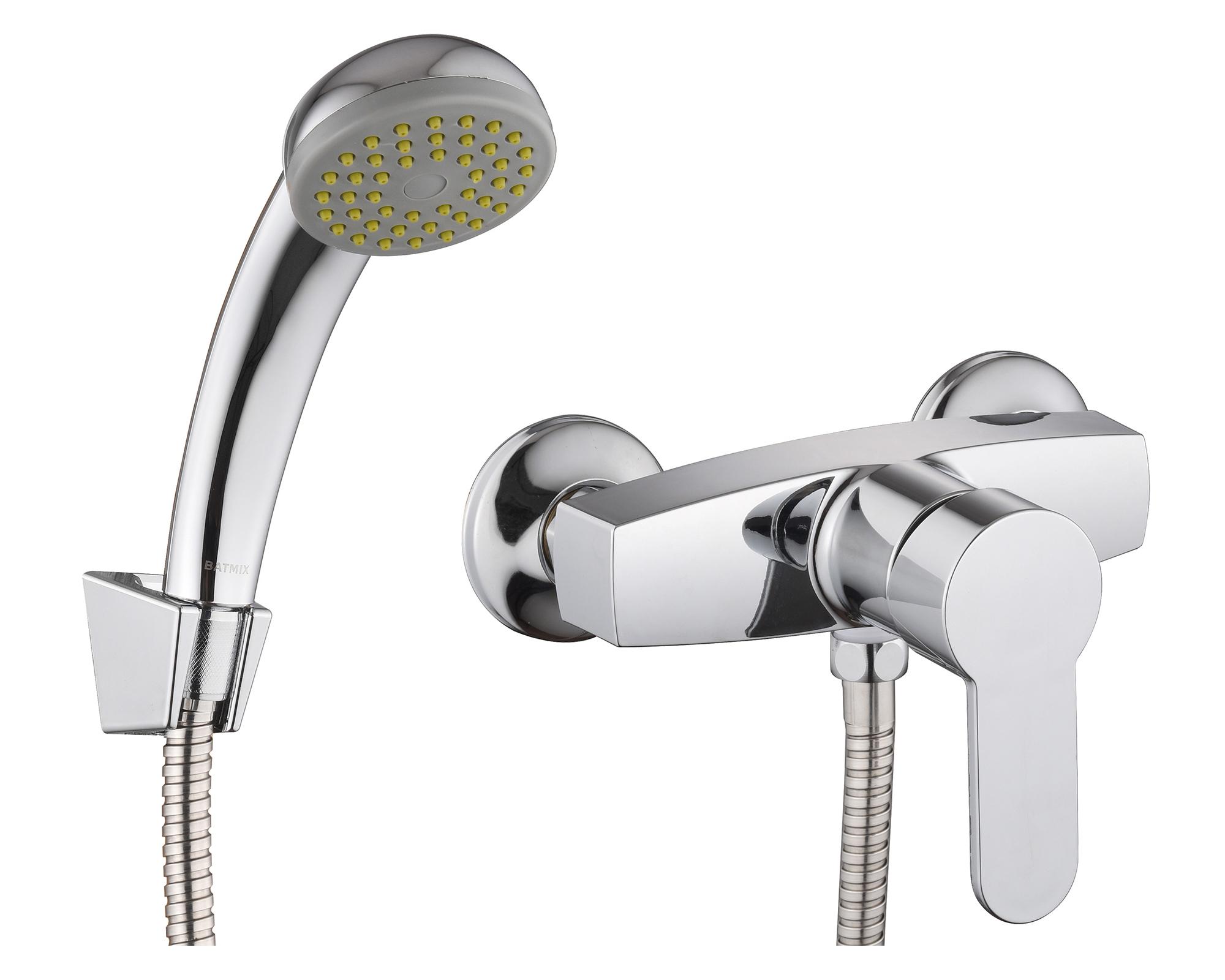 Monomando ducha Moon gris-0