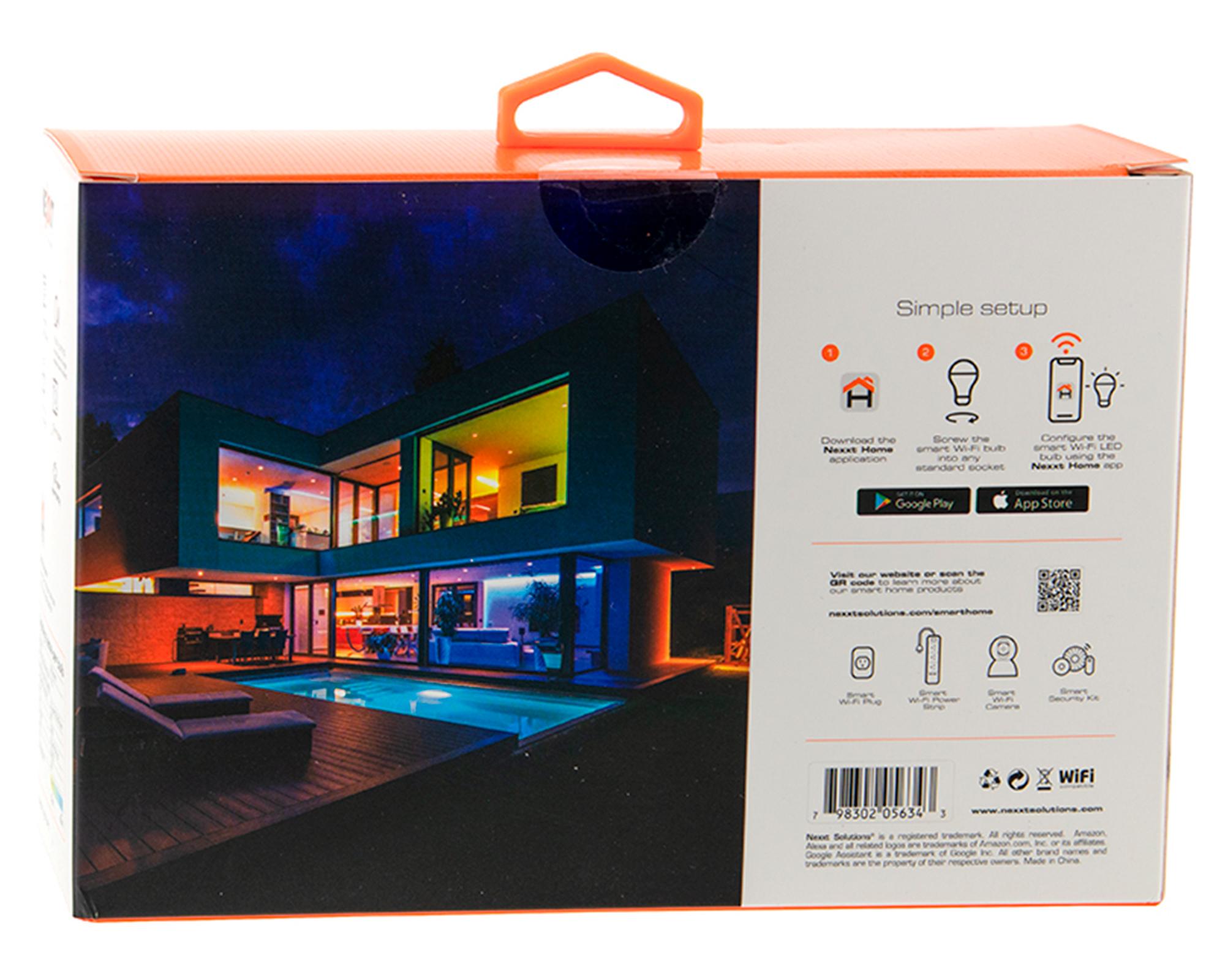 Ampolleta smart LED E27 multicolor 3 unidades-2