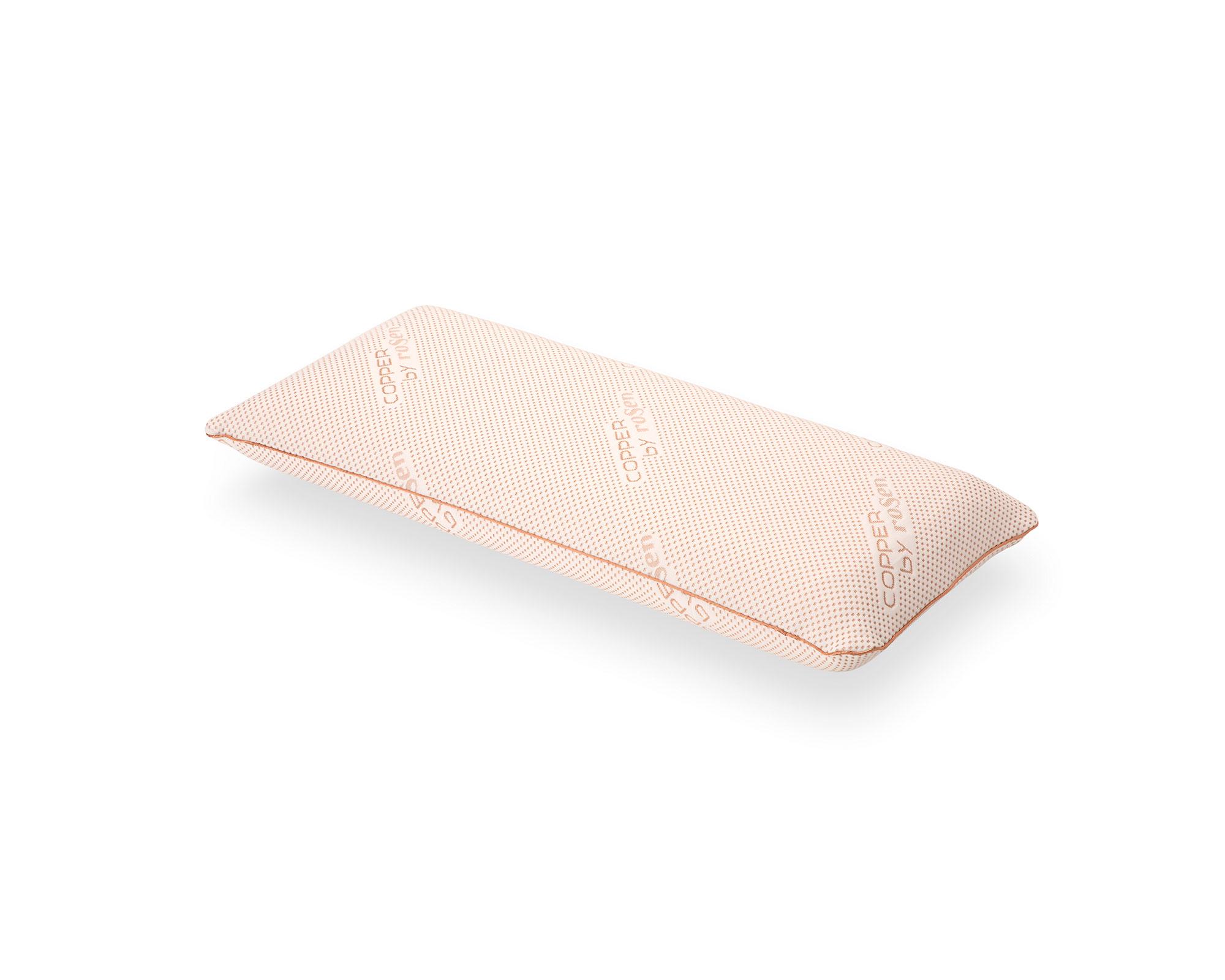 Almohada viscogel 40x90 cm Copper health blanco-2