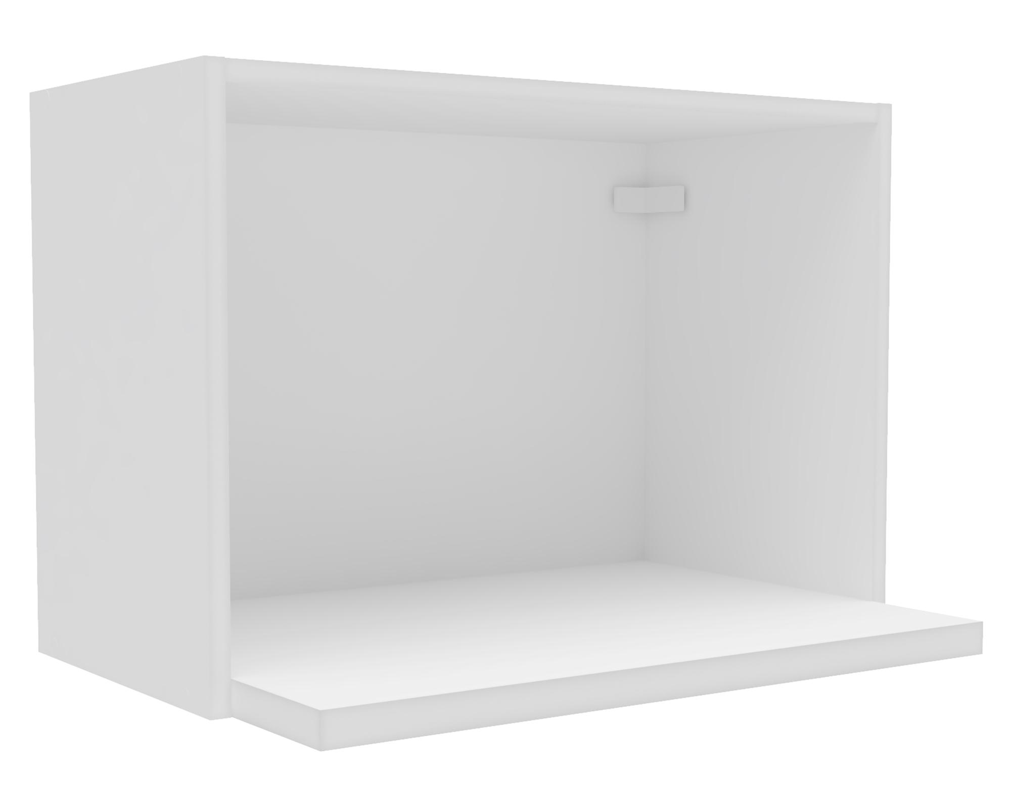 Mueble mural microondas 60 cm Milano blanco-1