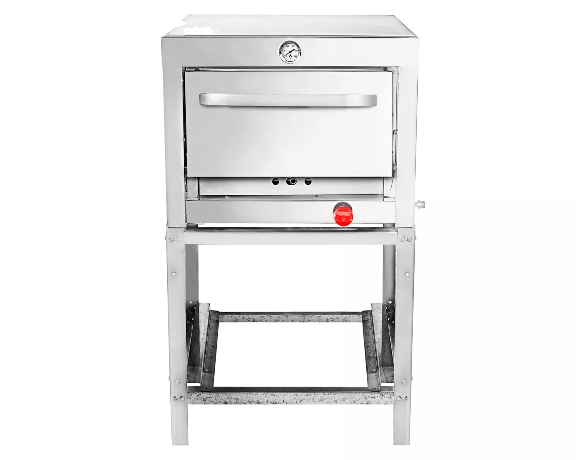 Horno semi industrial 1 cámara gas licuado gris-0