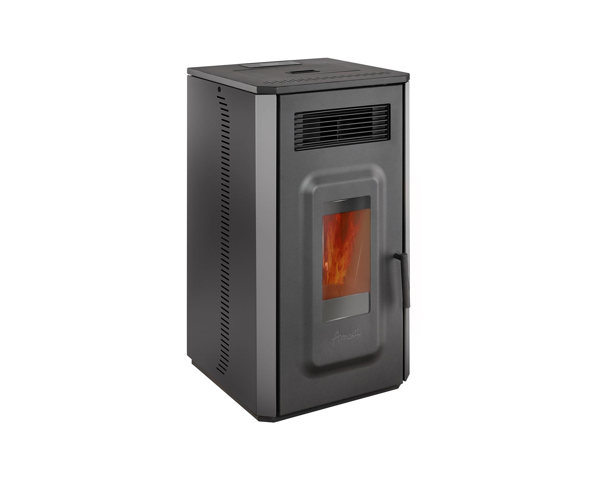 Calefactor pellet 10700W Vulcan 10 negro-0