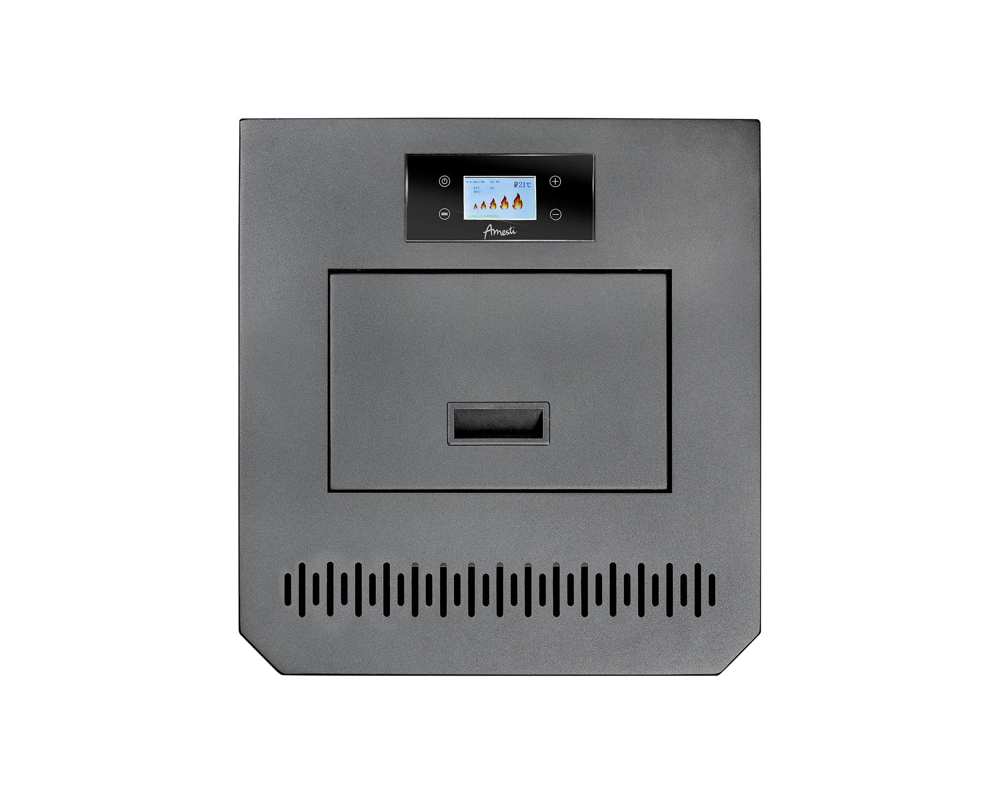 Calefactor pellet 10700W Vulcan 10 negro-1