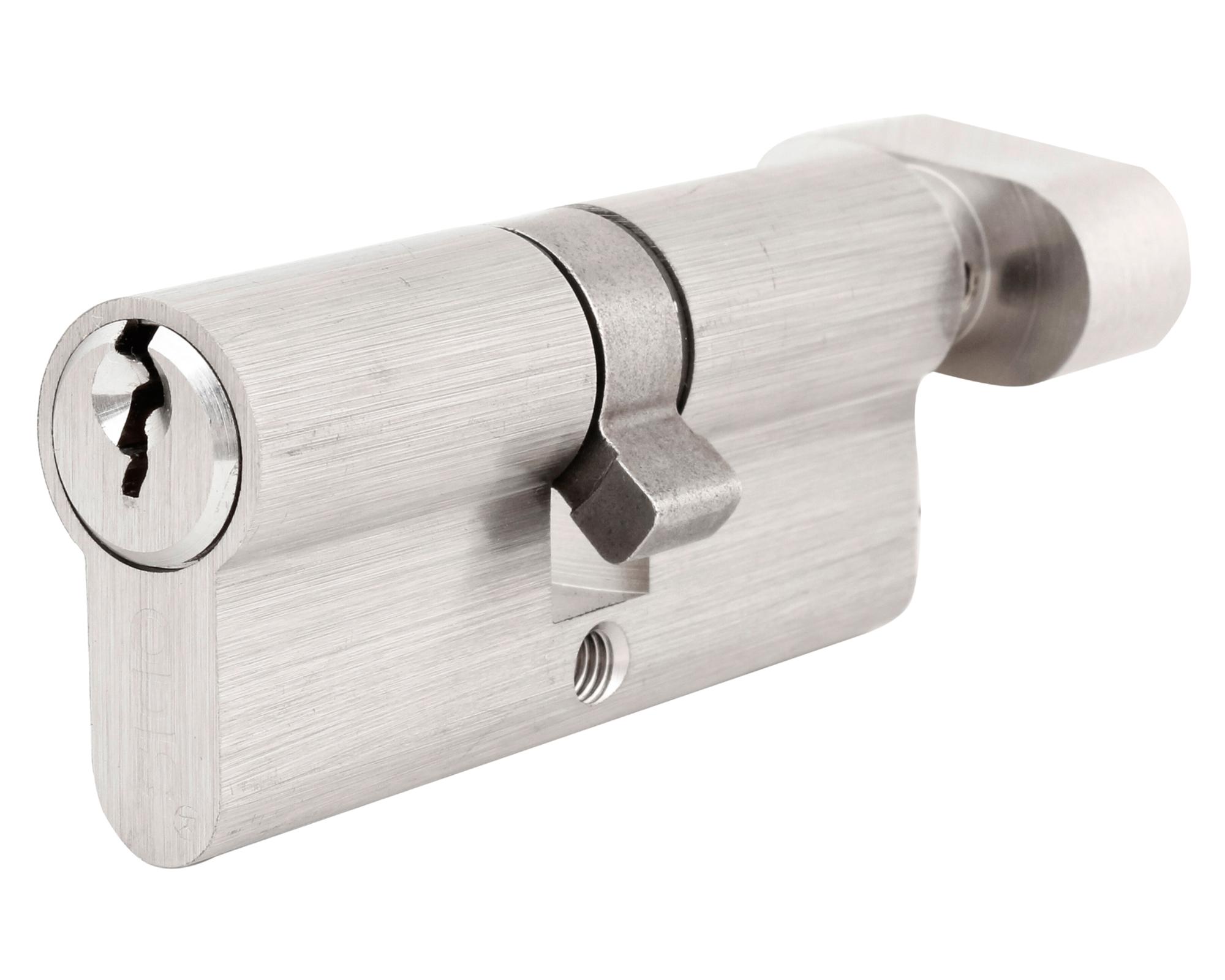 Cilindro llave mariposa 70 mm níquel satín-0