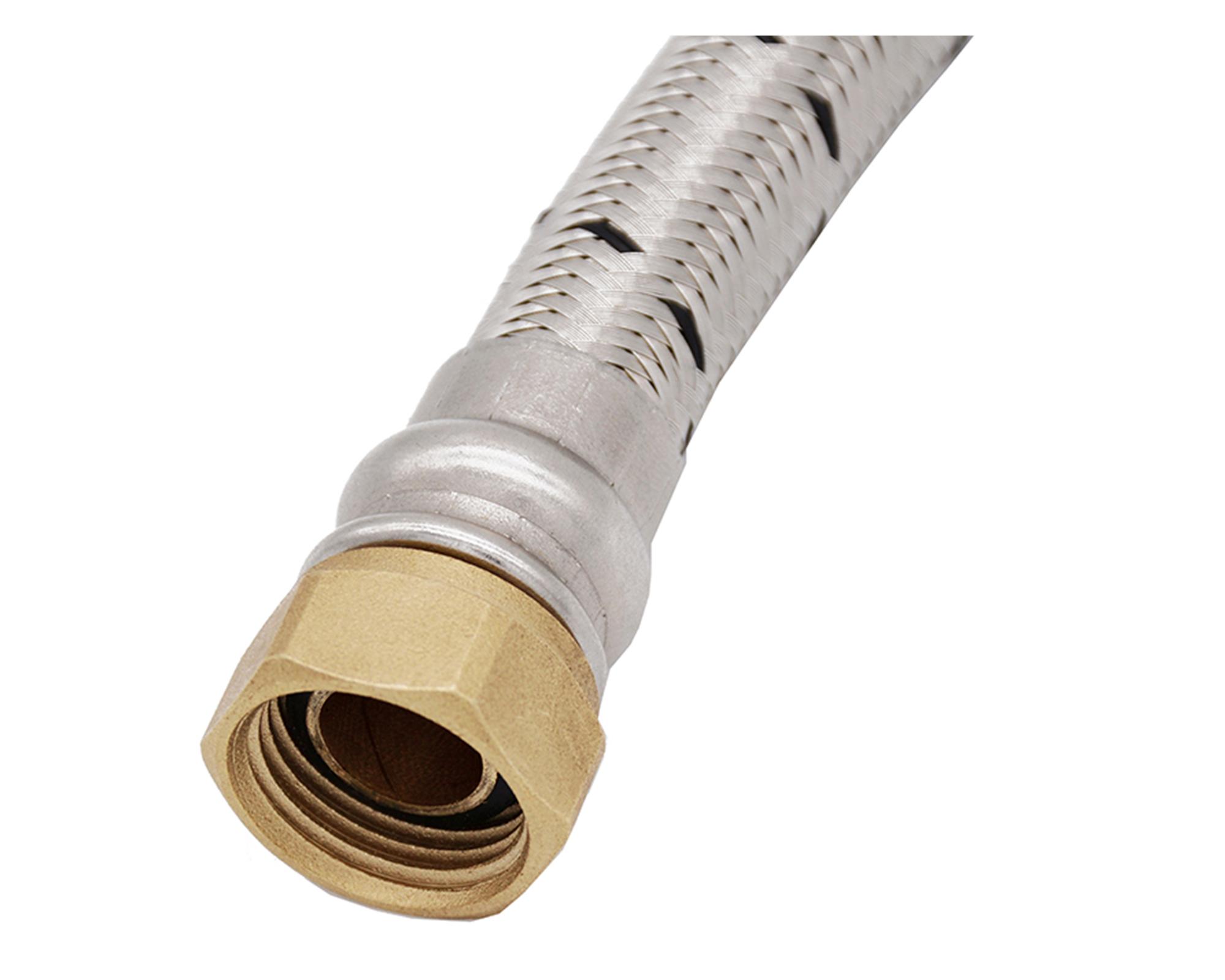 Flexible agua calefón HI-HE 1/2" 30 cm-1