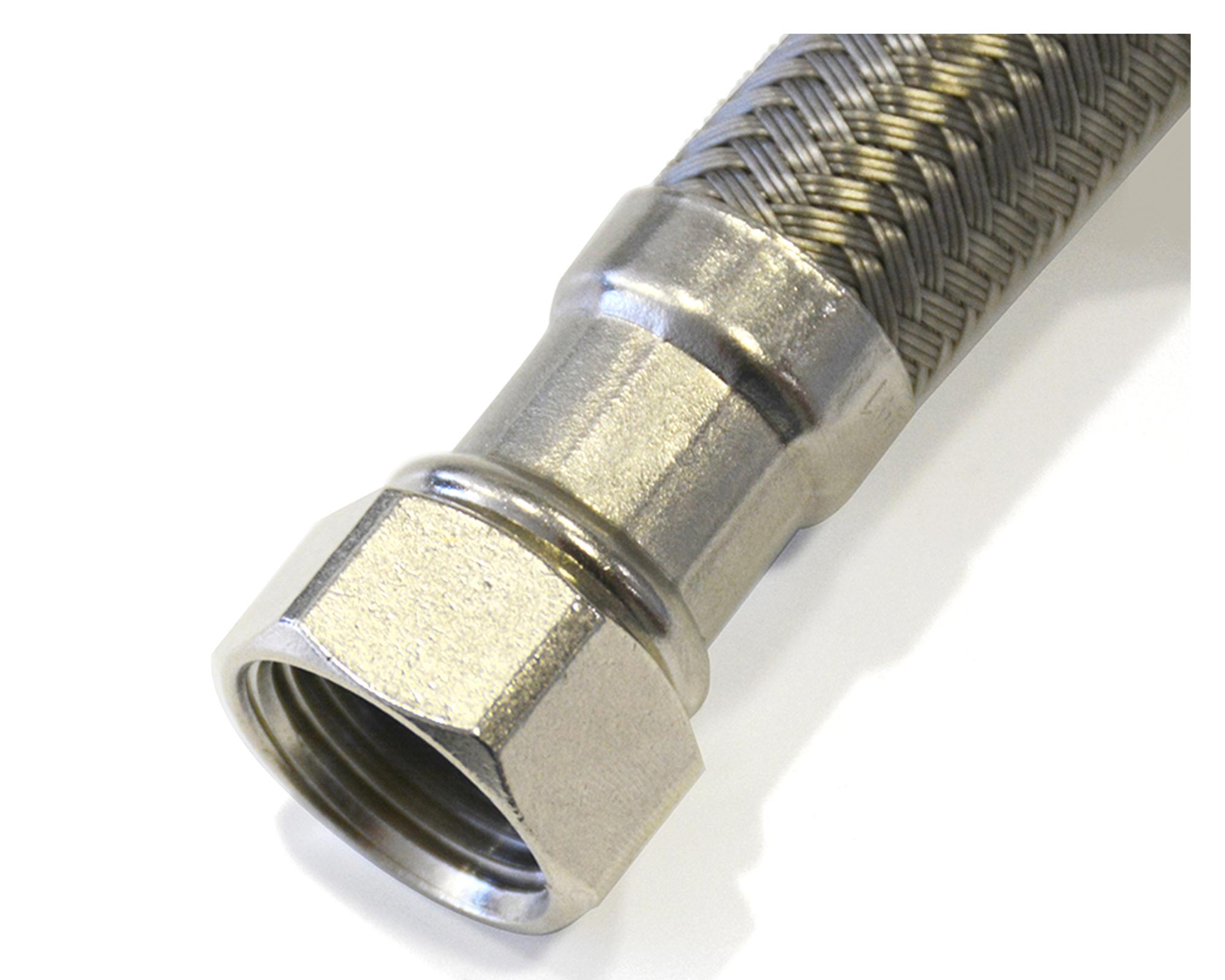 Flexible agua calefont 1/2" 20 cm Hi-Hi cromo-1