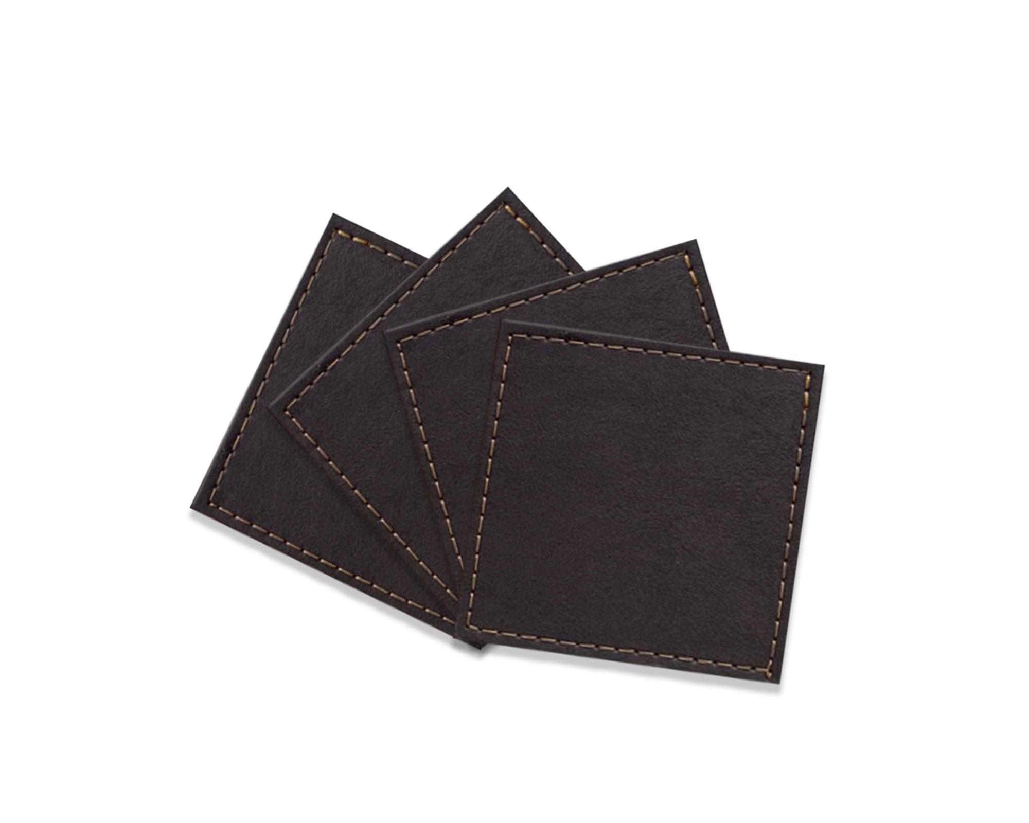 Set 4 Posavasos 10x10 cm Classic café-1