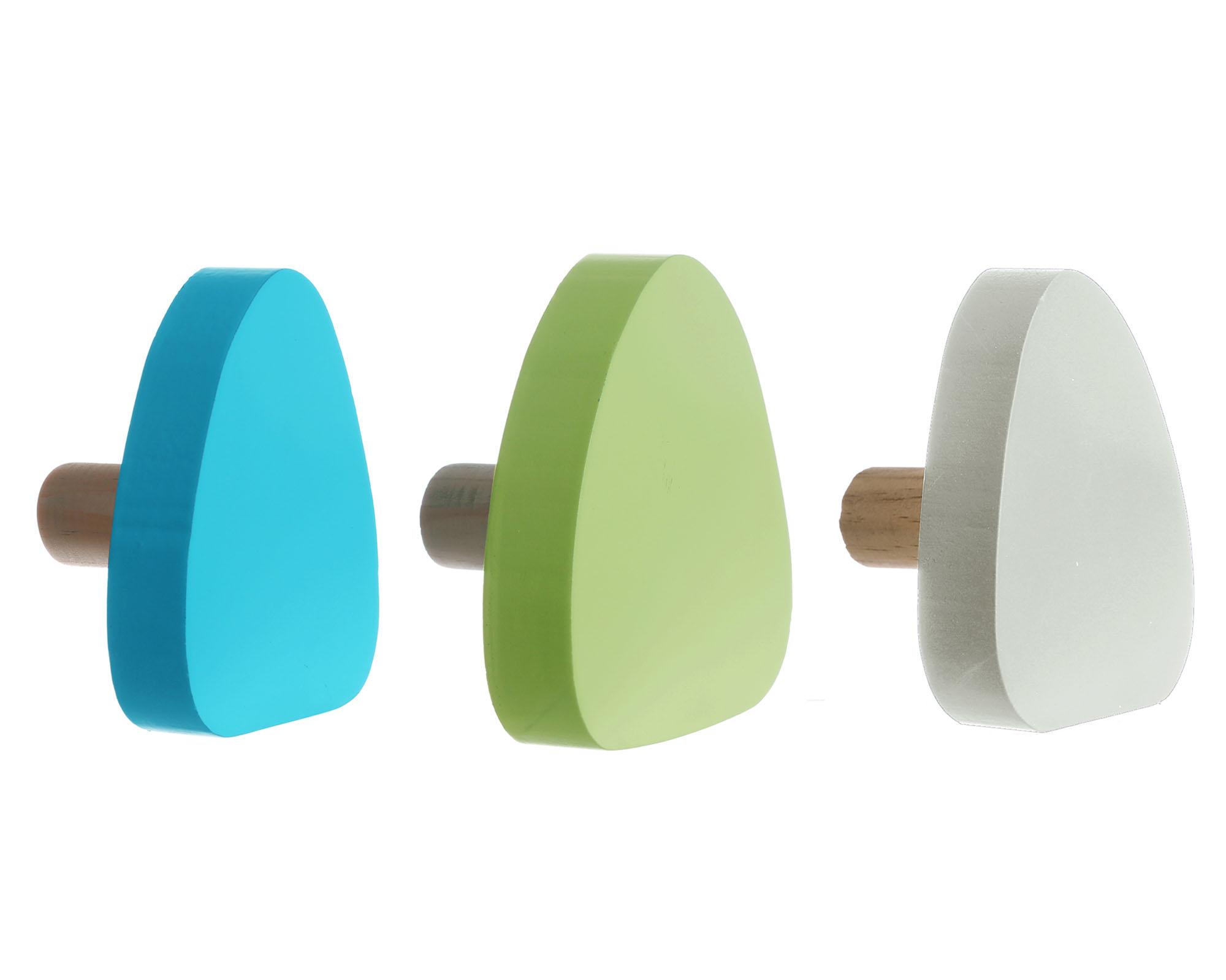 Perchero Triángulos azul/verde/gris-3