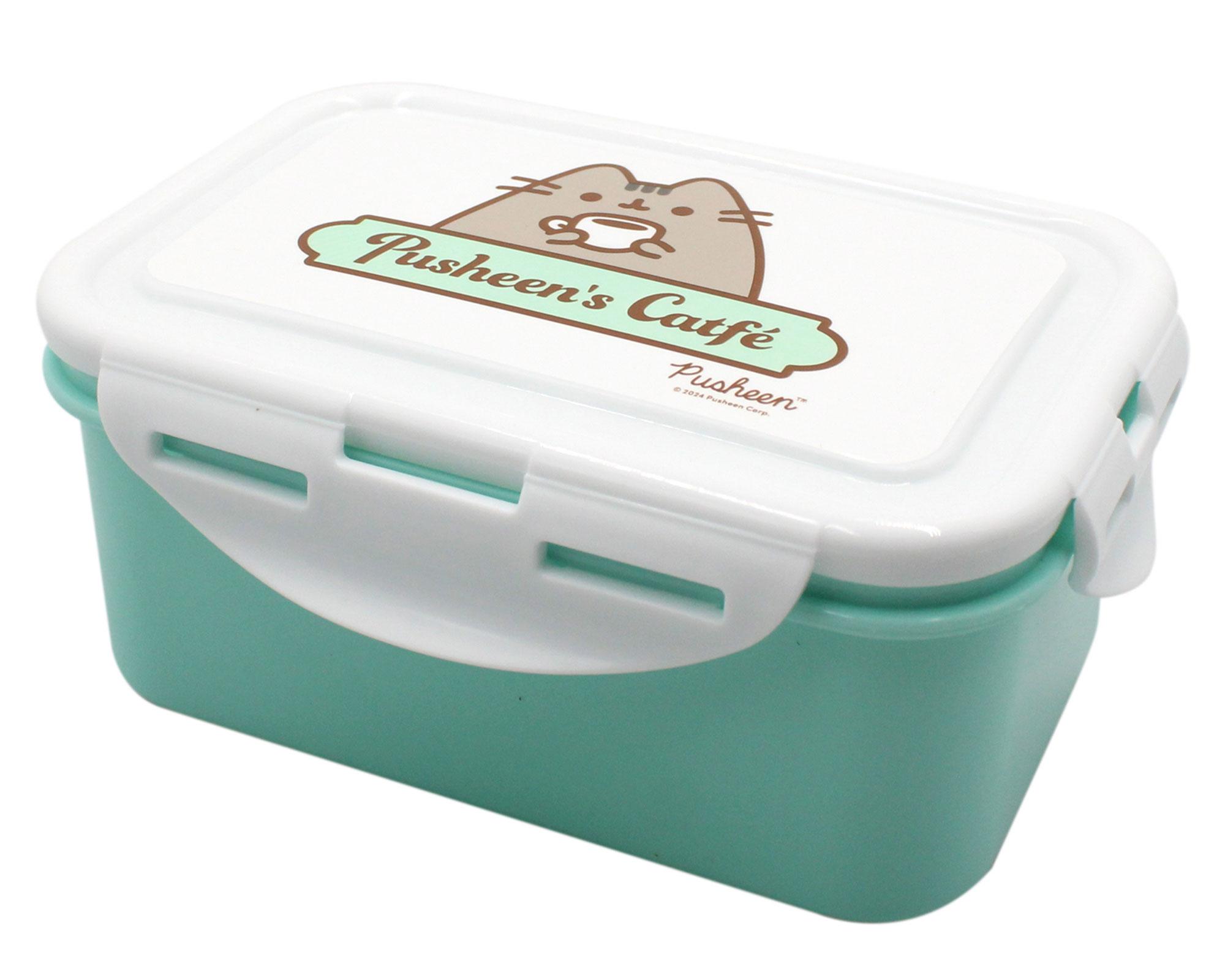 Contenedor plástico Pusheen rectangular-0
