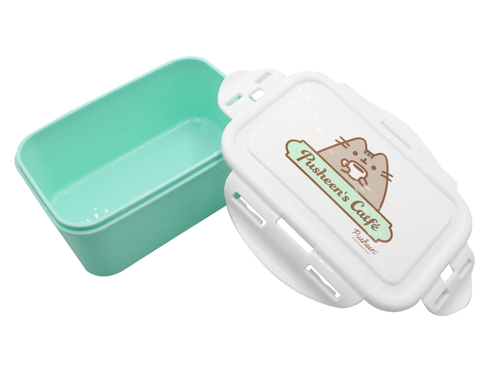 Contenedor plástico Pusheen rectangular-3