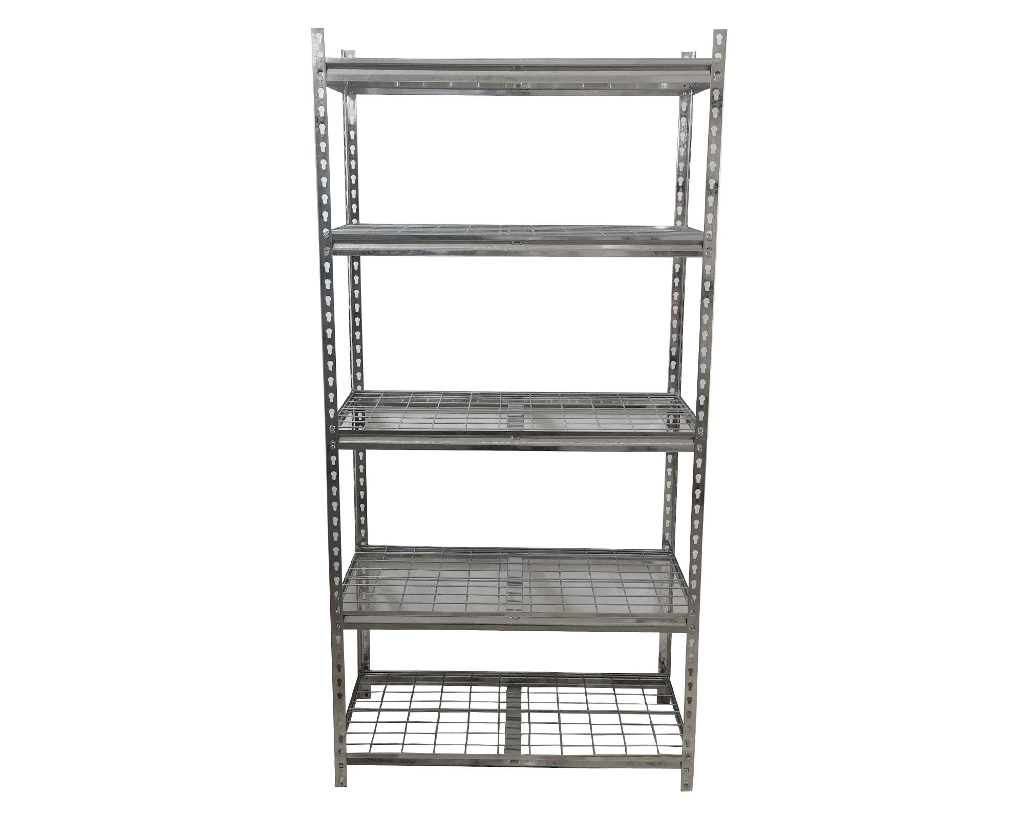 Estante metálico 5 niveles galvanizado 183x90x40 cm-0