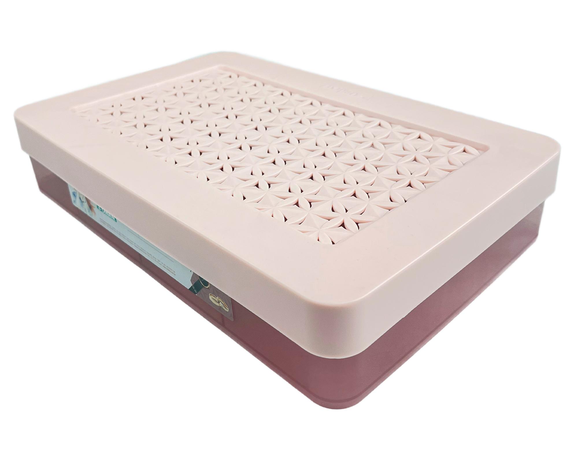 Caja organizadora joyas rosado 8 divisiones-2