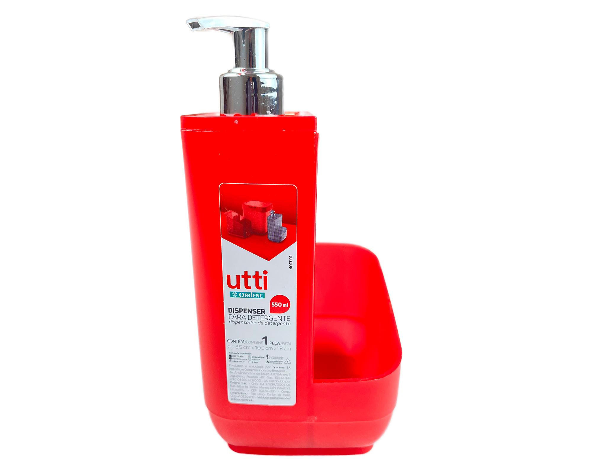 Dispensador jabón OR45730 rojo-0