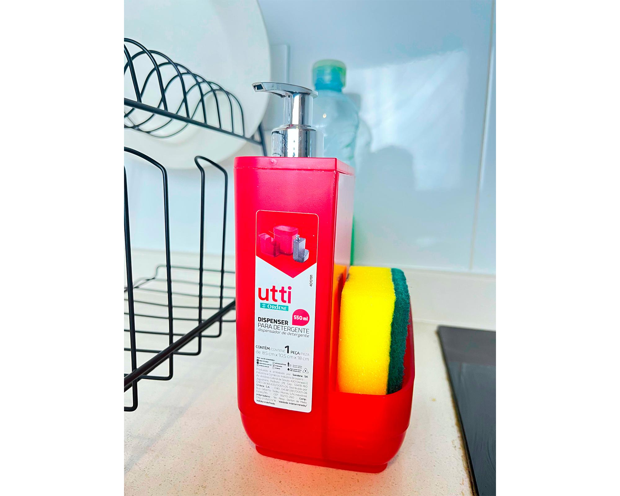 Dispensador jabón OR45730 rojo-3