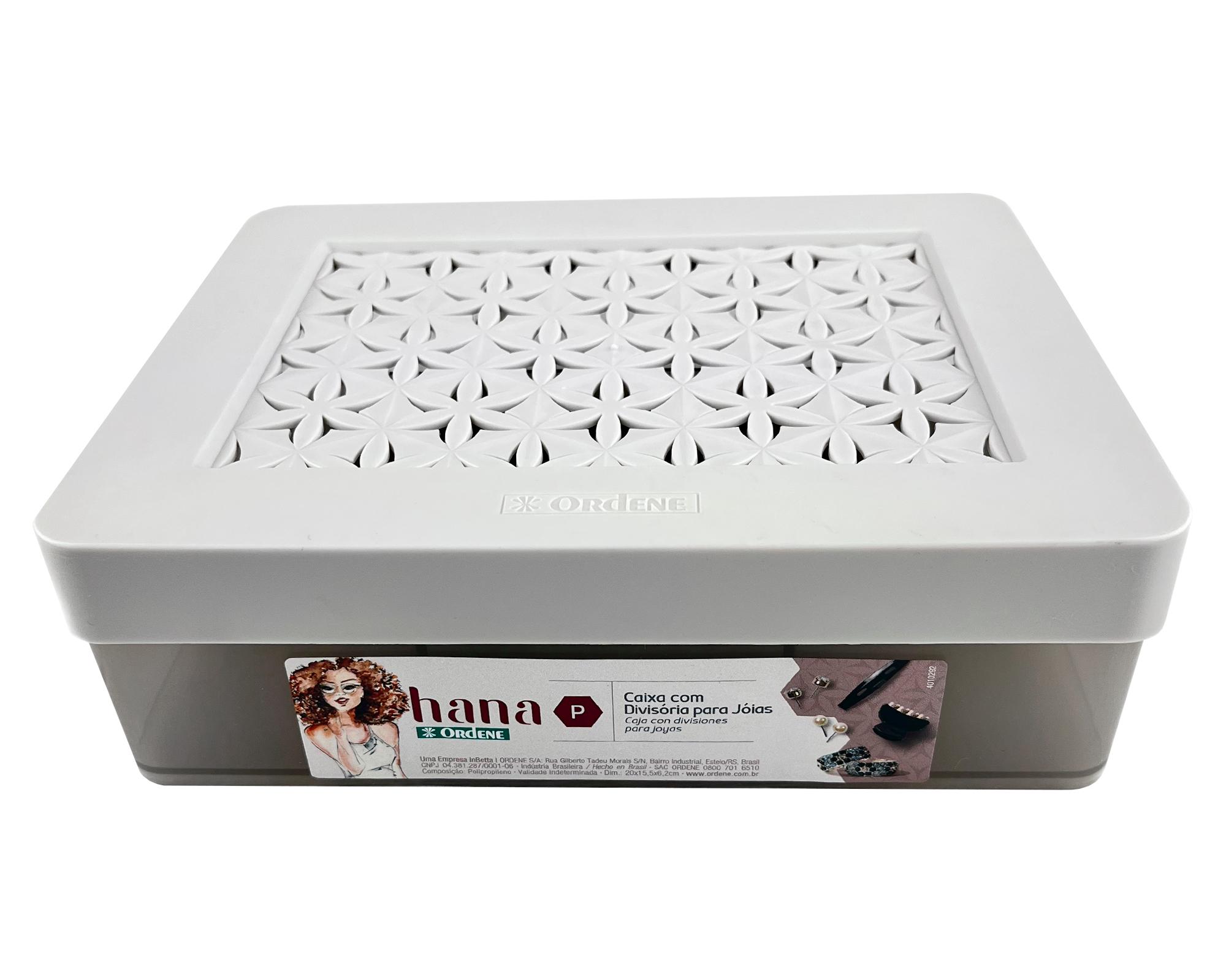 Caja organizadora joyas transparente 6 divisiones-0