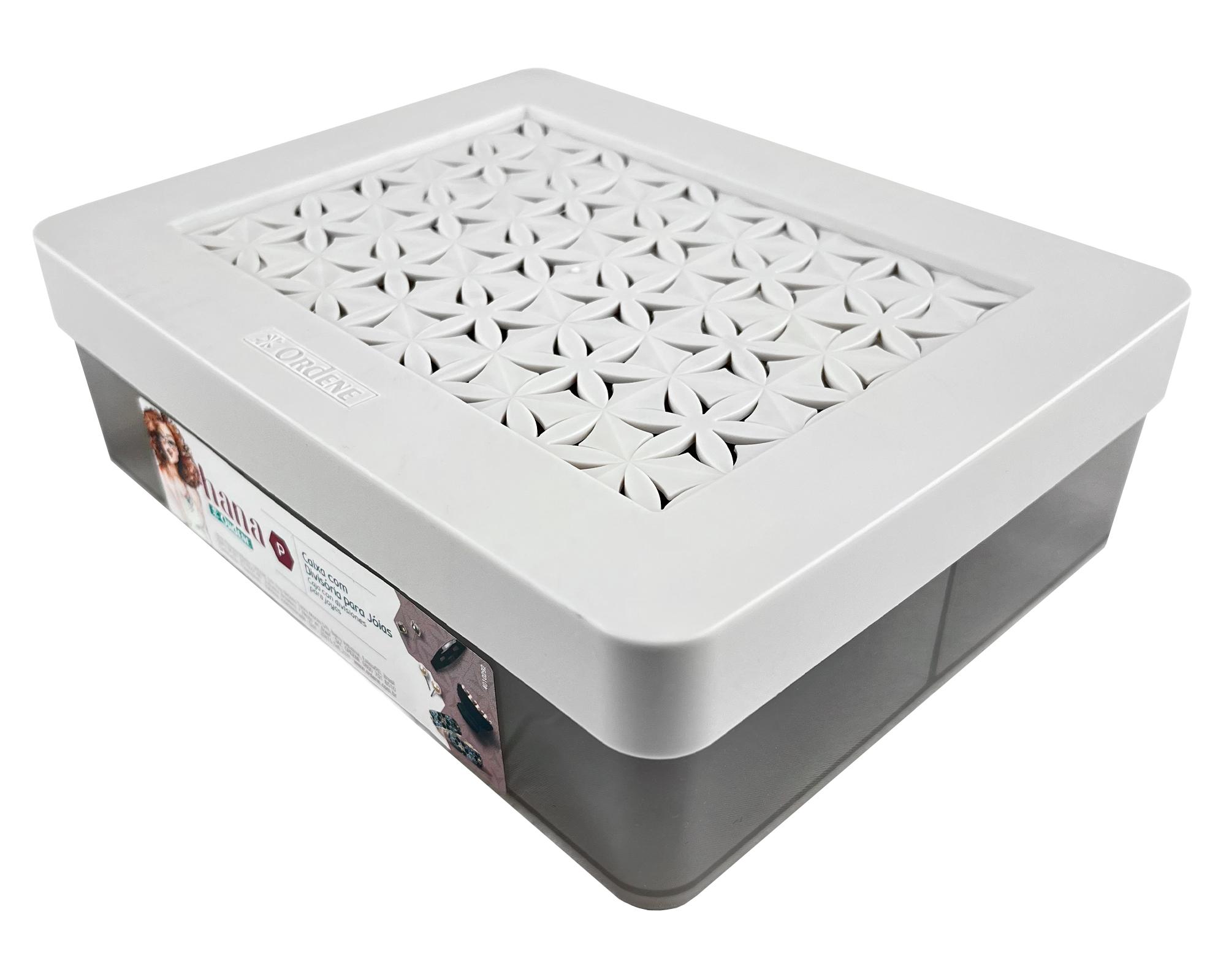 Caja organizadora joyas transparente 6 divisiones-1