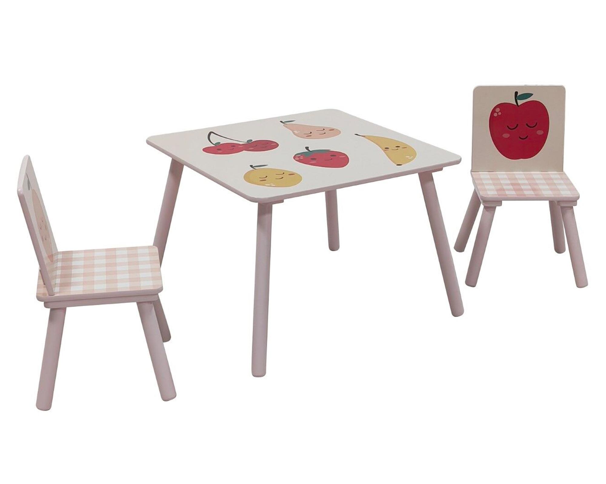 Mesa infantil + 2 sillas Farmer fruits-2