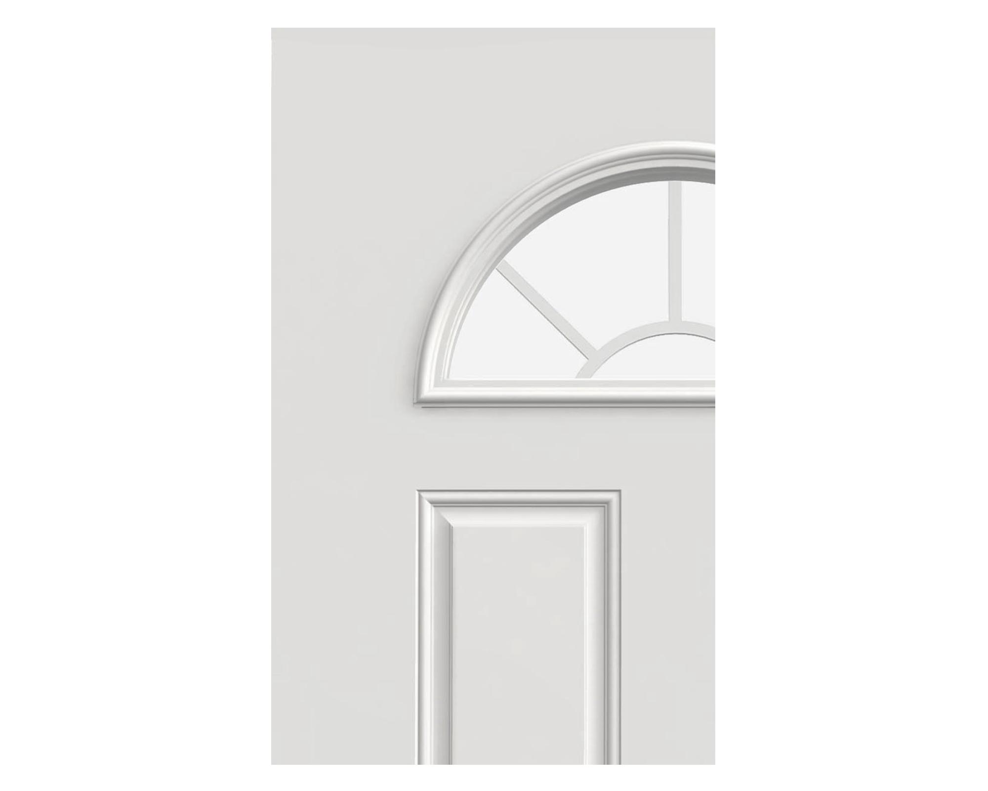 Puerta 90x200 cm Media luna blanco-1