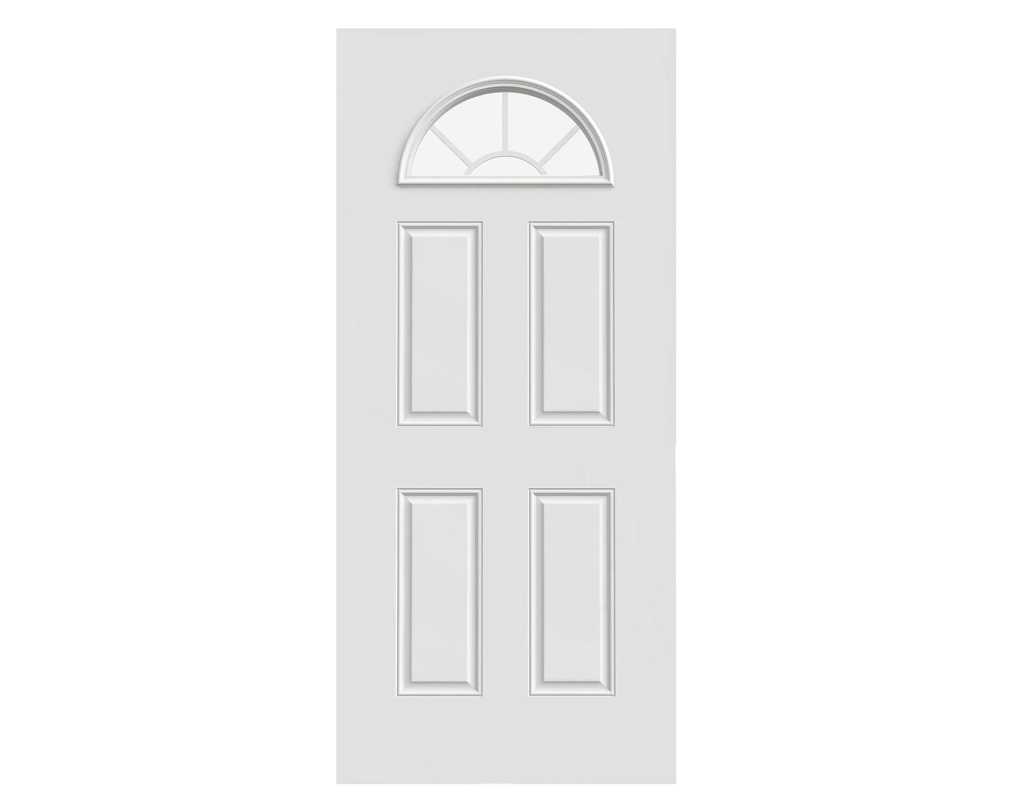 Puerta 90x200 cm Media luna blanco-0