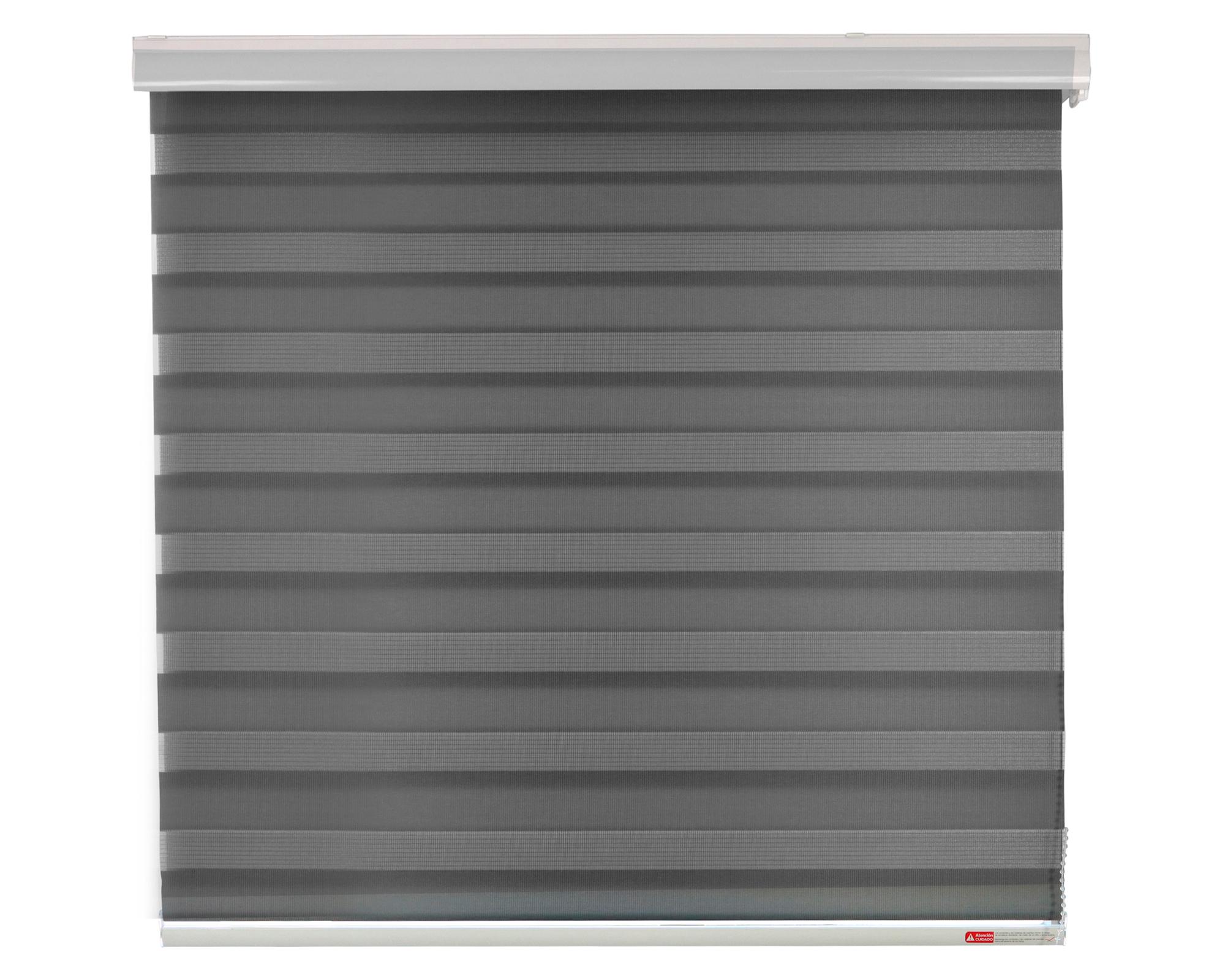 Cortina roller Dúo 180x240 cm gris-0