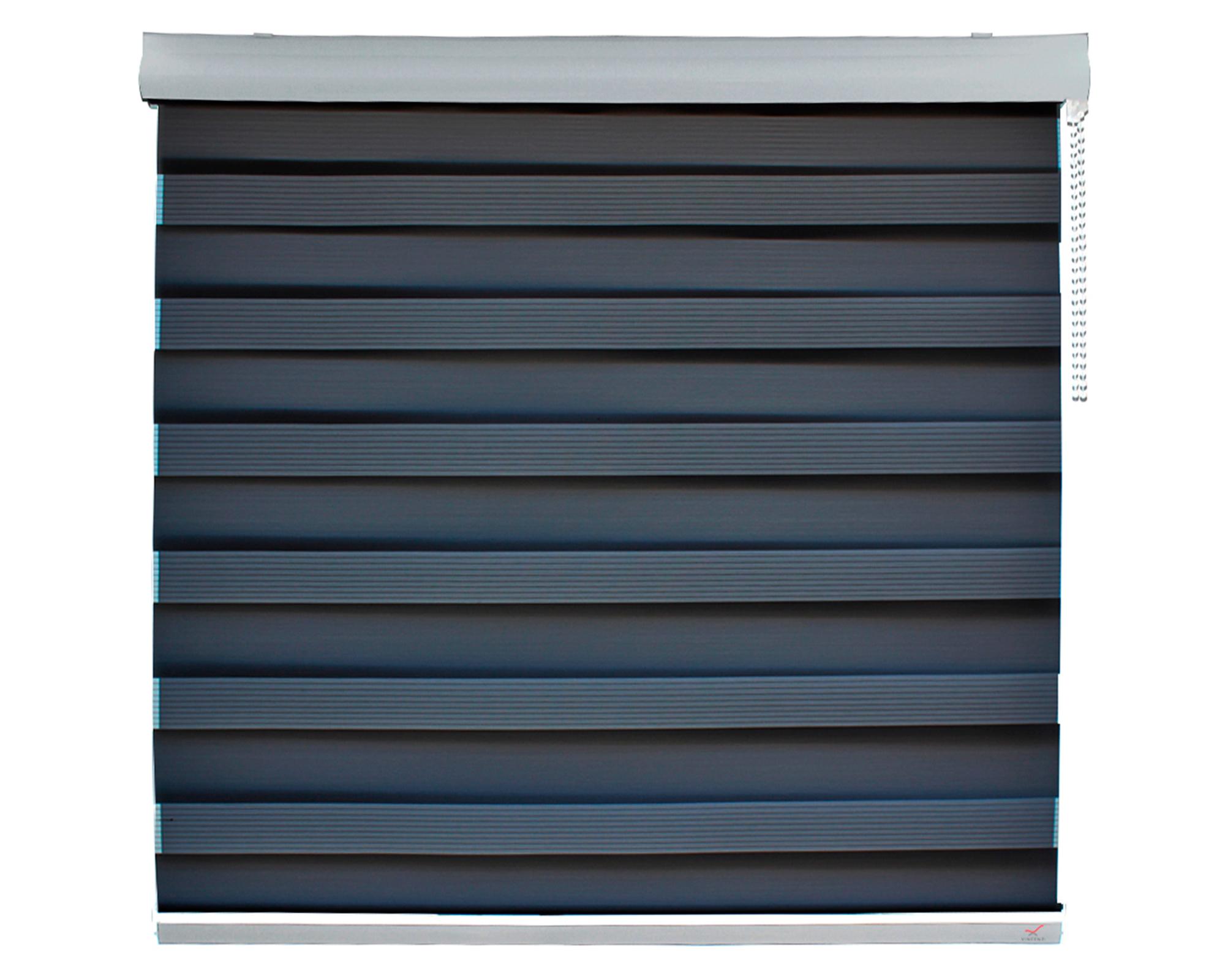 Cortina roller Dúo lino 140x240 cm gris pepper-0