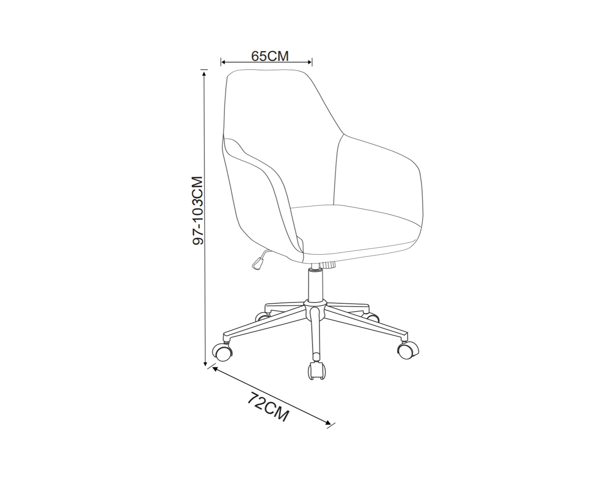 Silla PC Soul gris-6