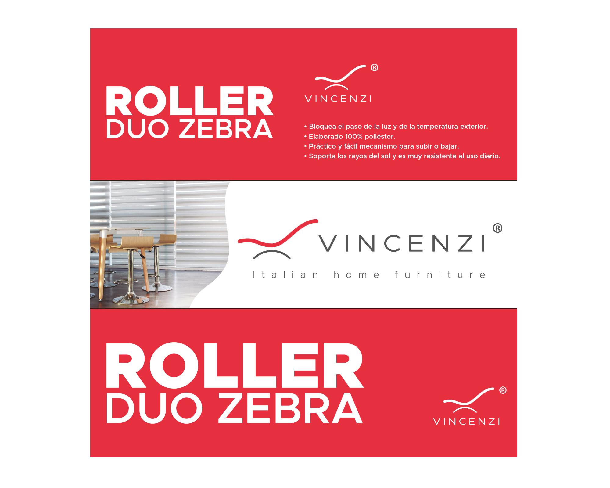 Cortina roller Dúo 220x240 cm beige-4