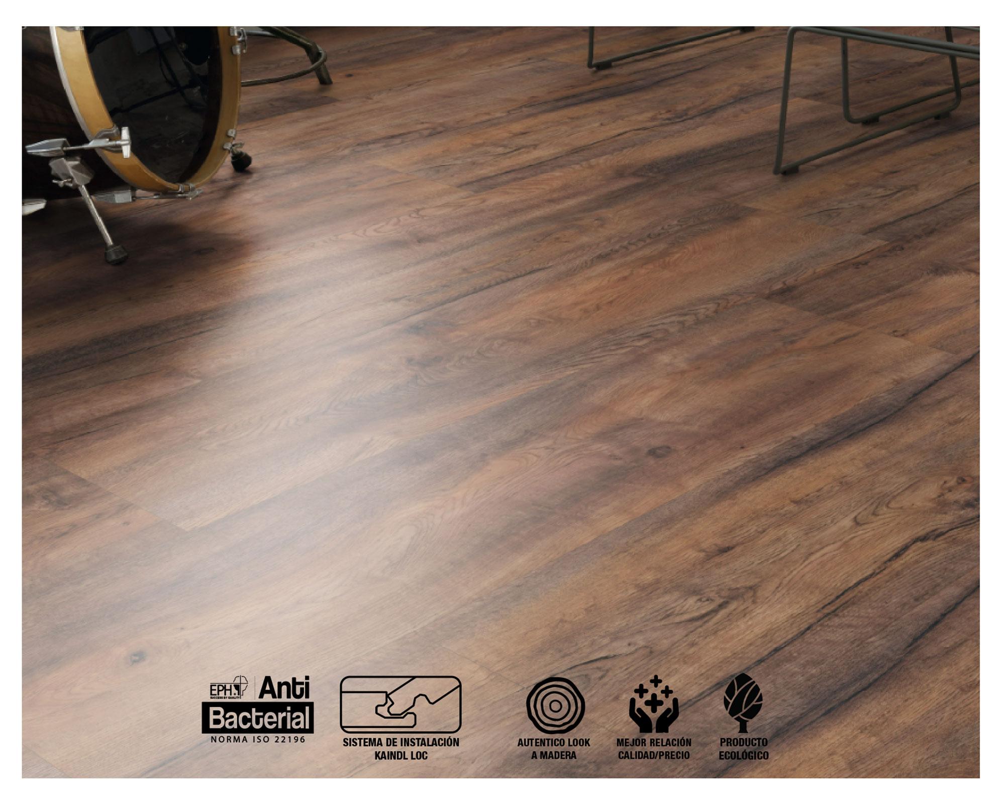 Piso flotante Classic Touch saloon ellswo 24.4x138.3 cm 8 mm 2.36 m2-4