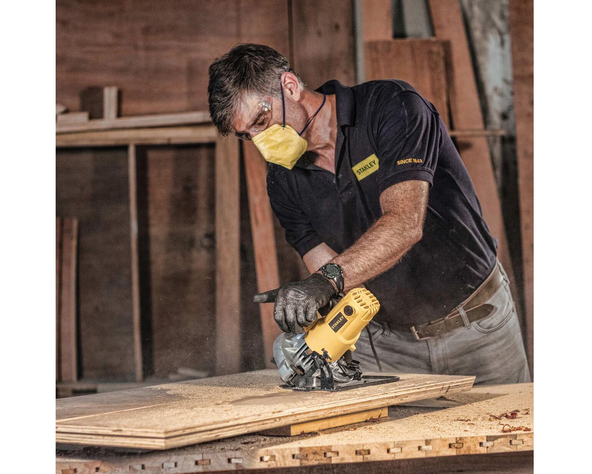 Sierra circular  7-1/4” 1600W + 2 discos-4