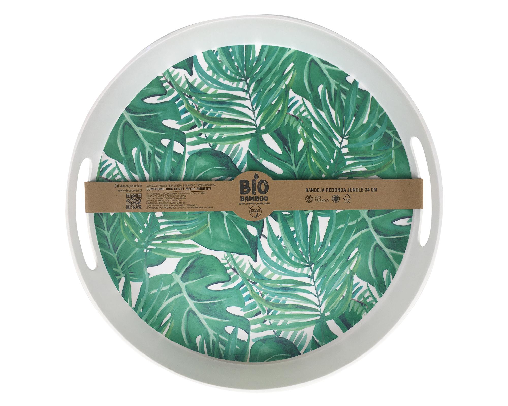 Bandeja redonda 34 cm Jungle mixto-3