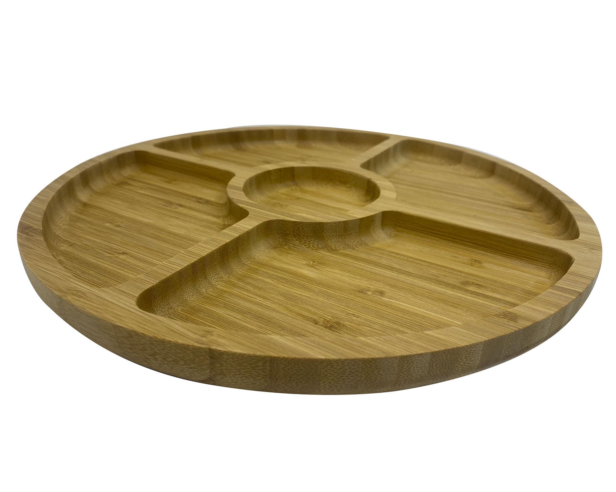 Tabla aperitivos 30 cm Bio Bamboo madera-1