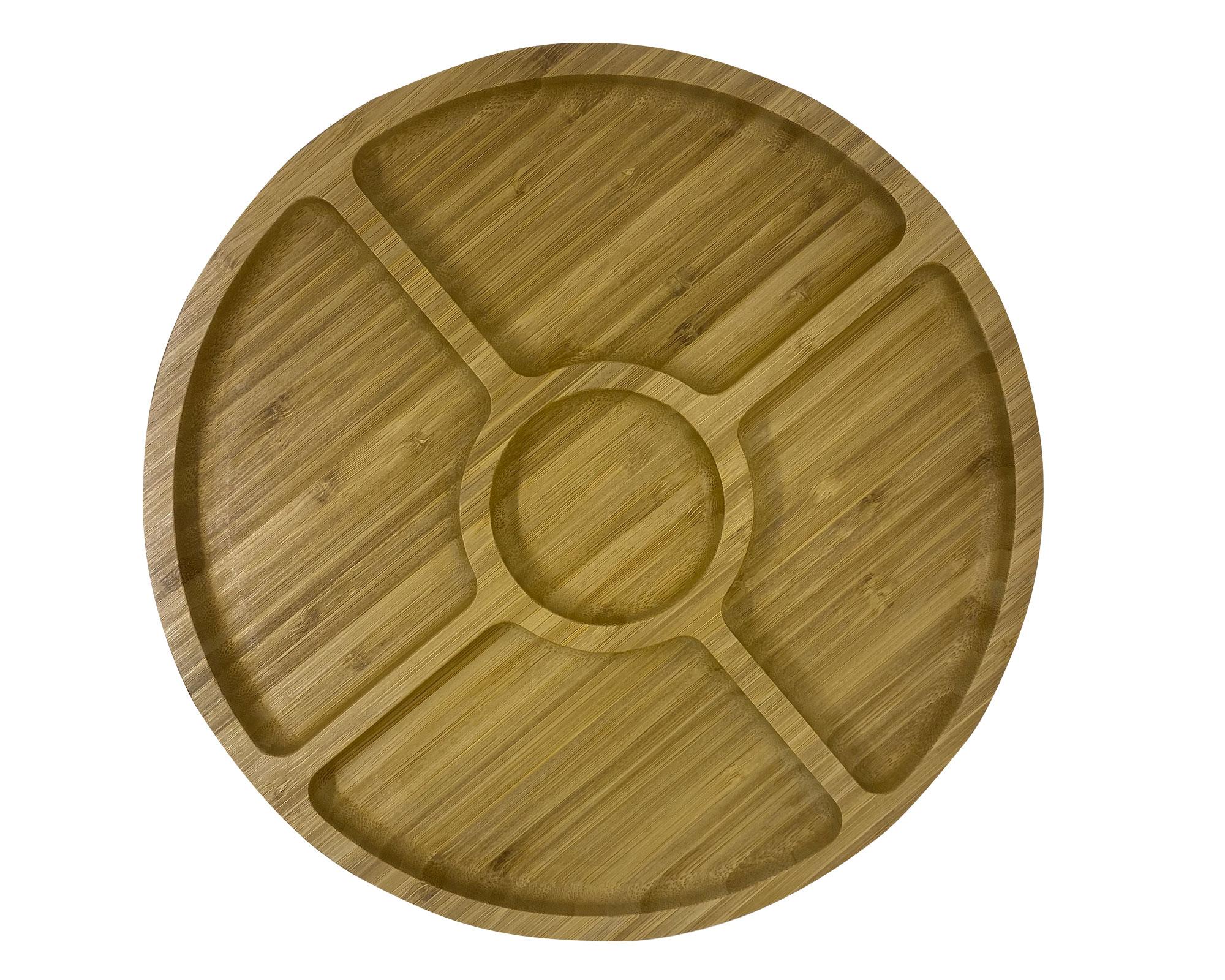 Tabla aperitivos 30 cm Bio Bamboo madera-0