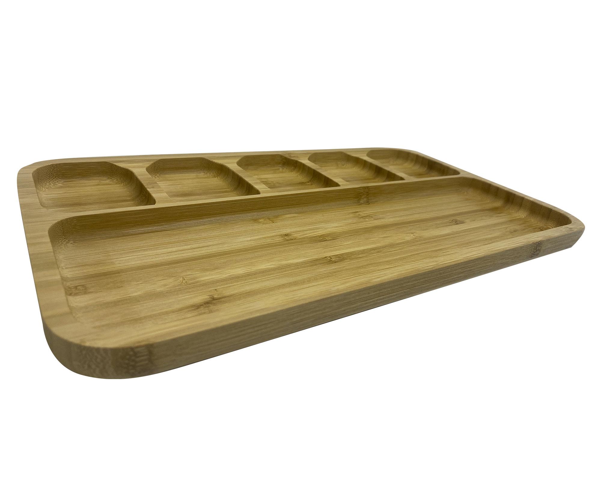 Tabla aperitivos 20 cm Bio Bamboo madera-3