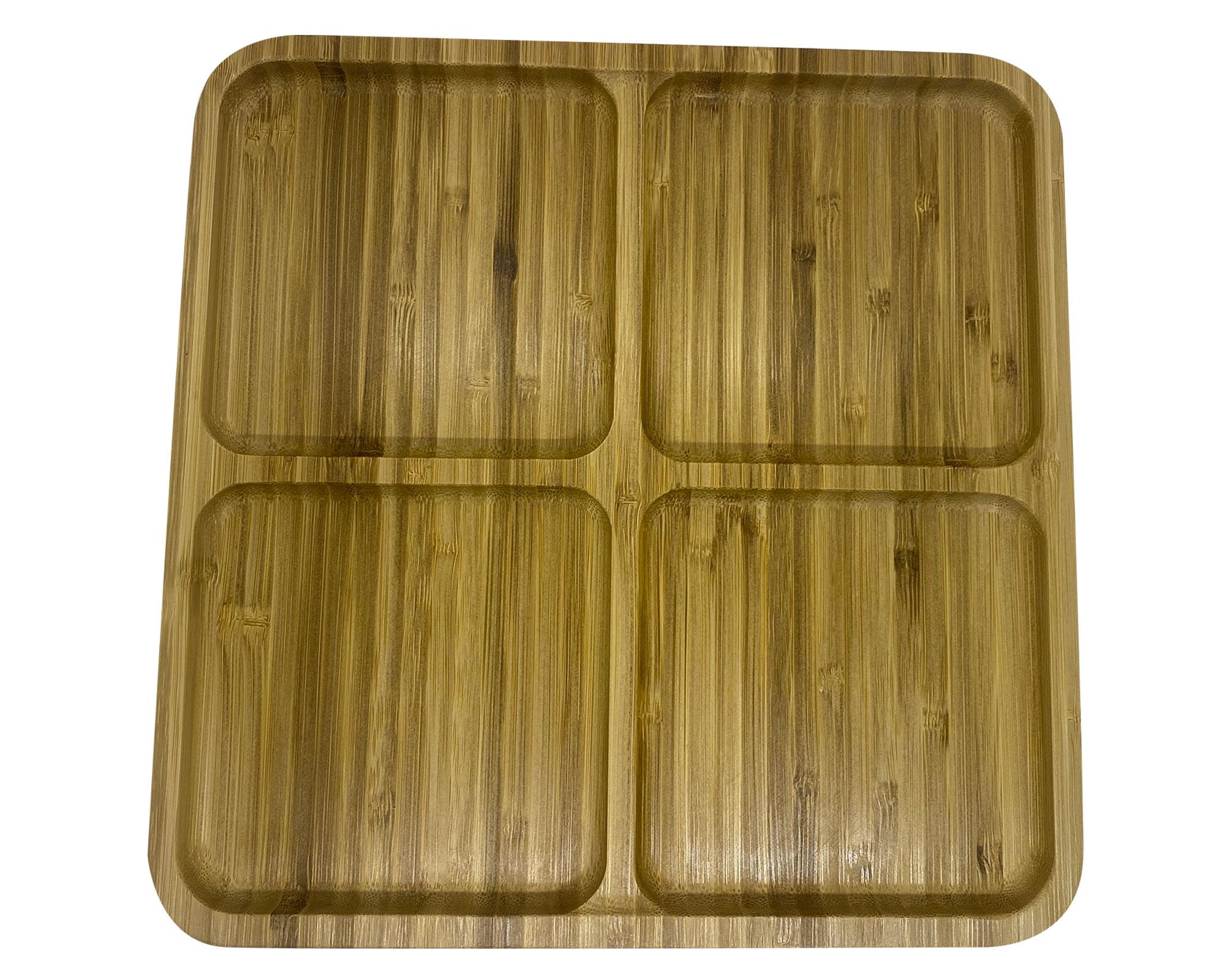 Tabla aperitivos 30 cm Bio Bamboo madera-0