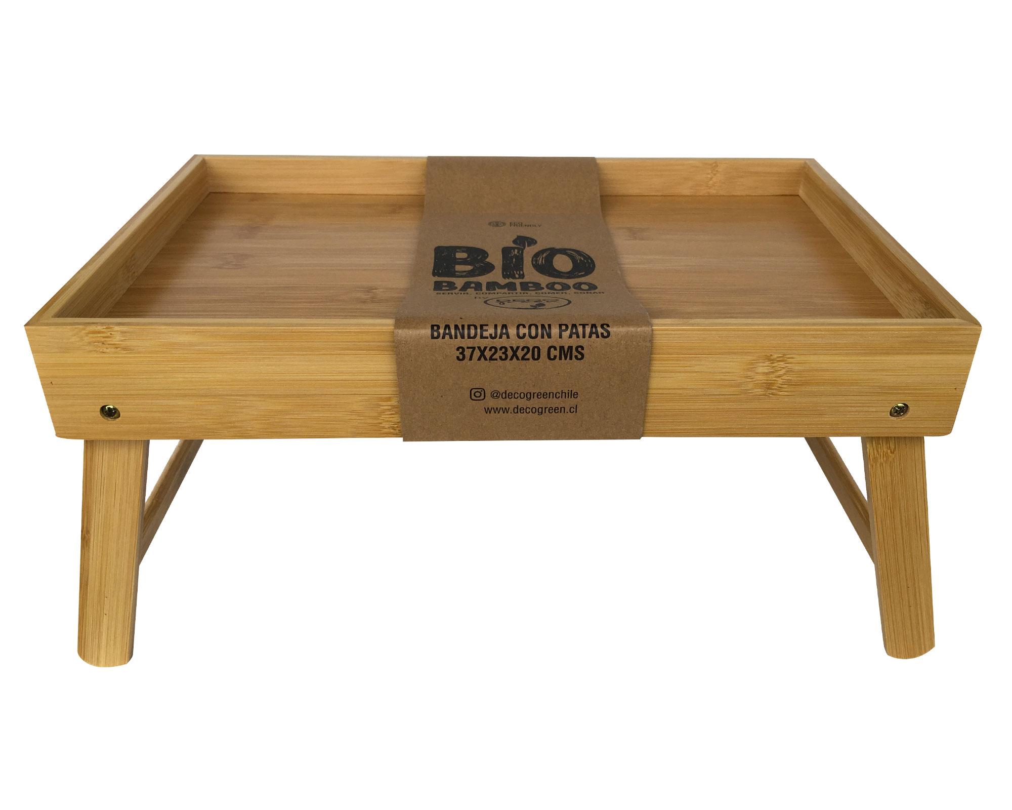 Bandeja 37x23x20 cm Patas madera-0