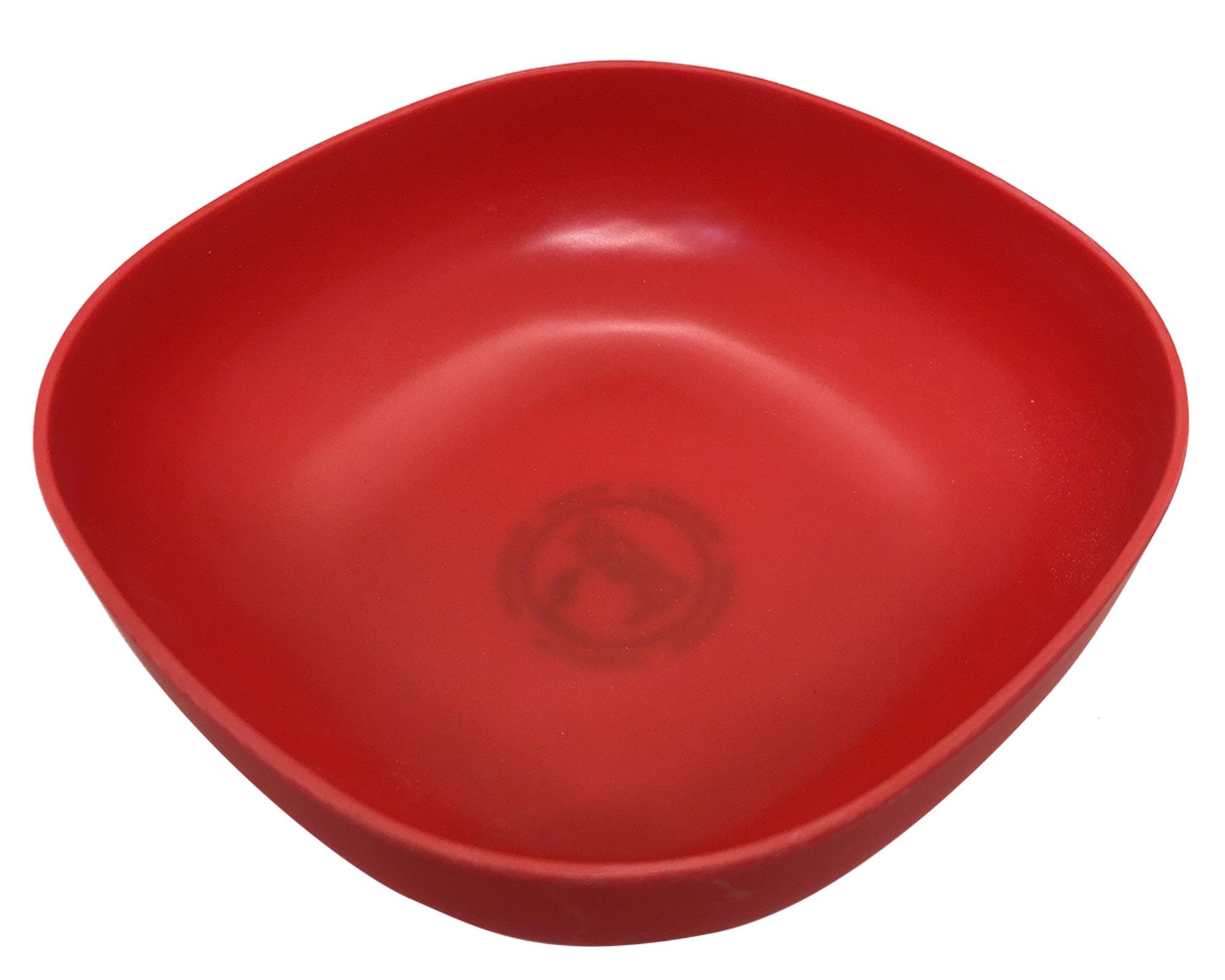 Bowl 15x5.6 cm Cuadrado rojo-1