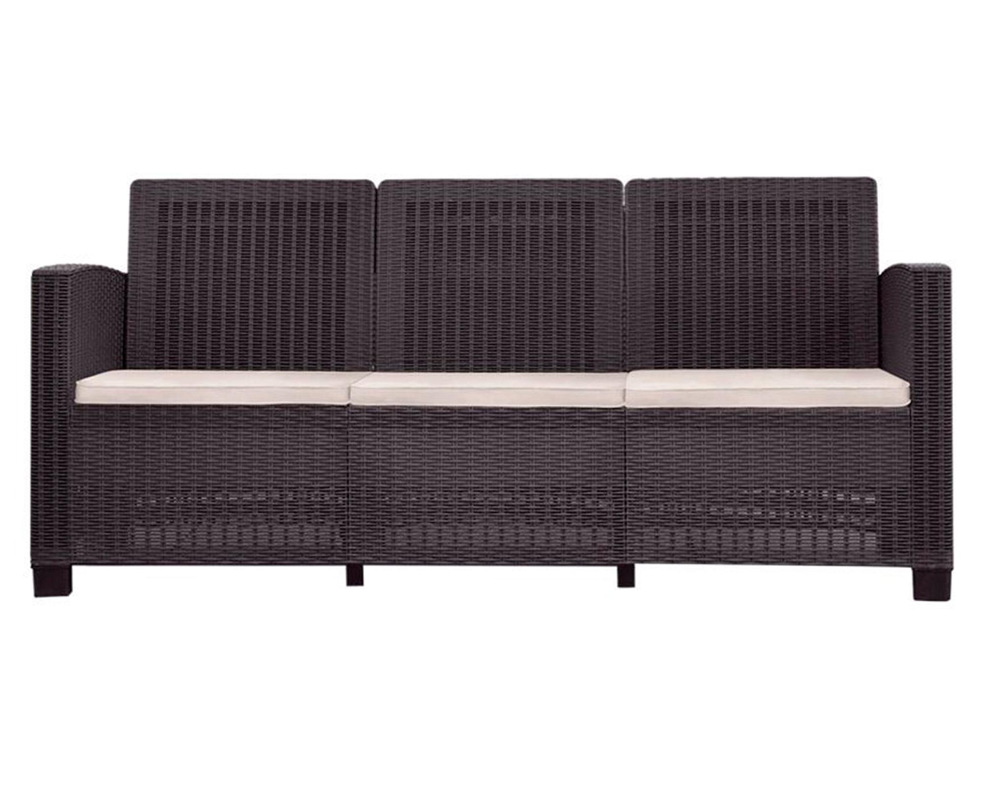 Set terraza 5 personas Sala Álamo Triple café/beige-1