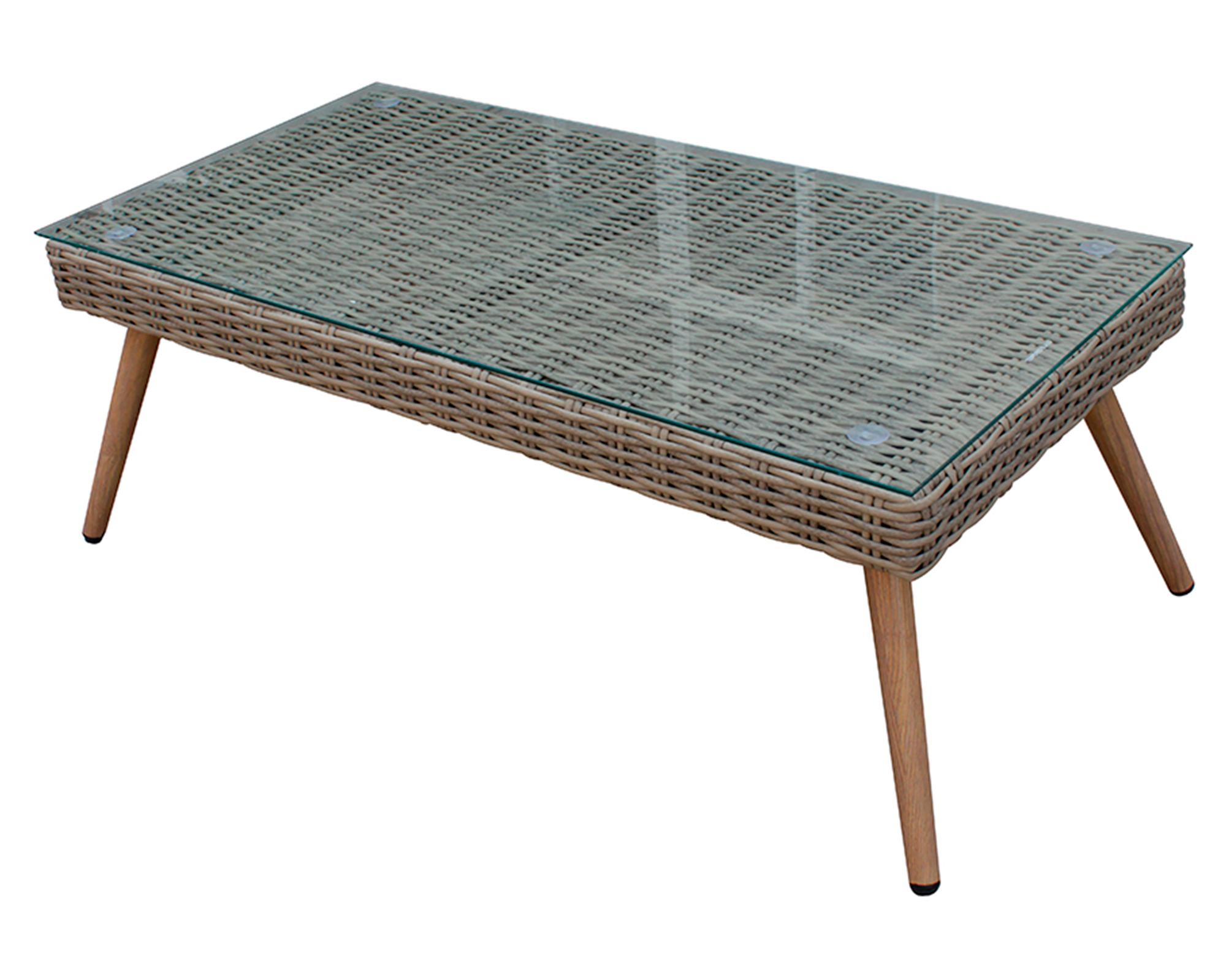 Set terraza 4 personas Albany caramelo-1