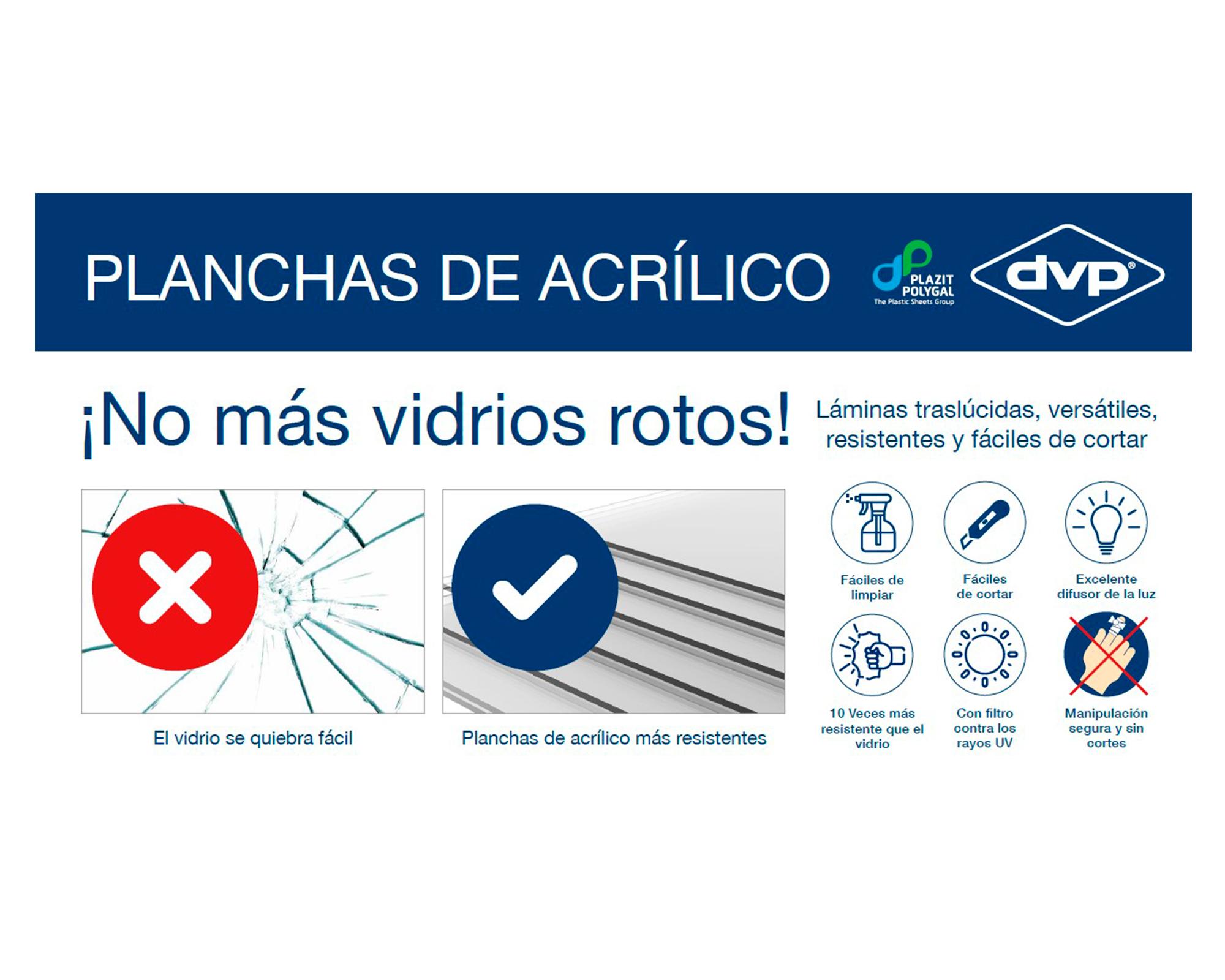 Plancha acrílica transparente 3 mm 80x120 cm-2