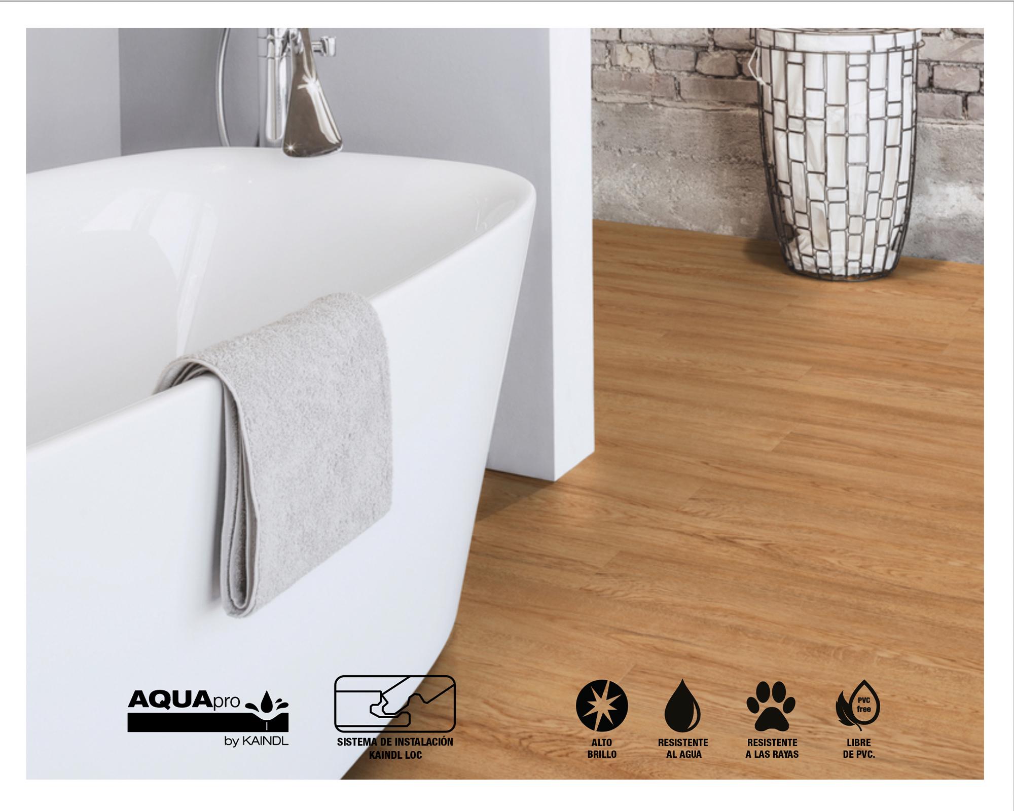 Piso flotantes Easy touch Aquapro oak brera 8 mm 2.20 m2-4