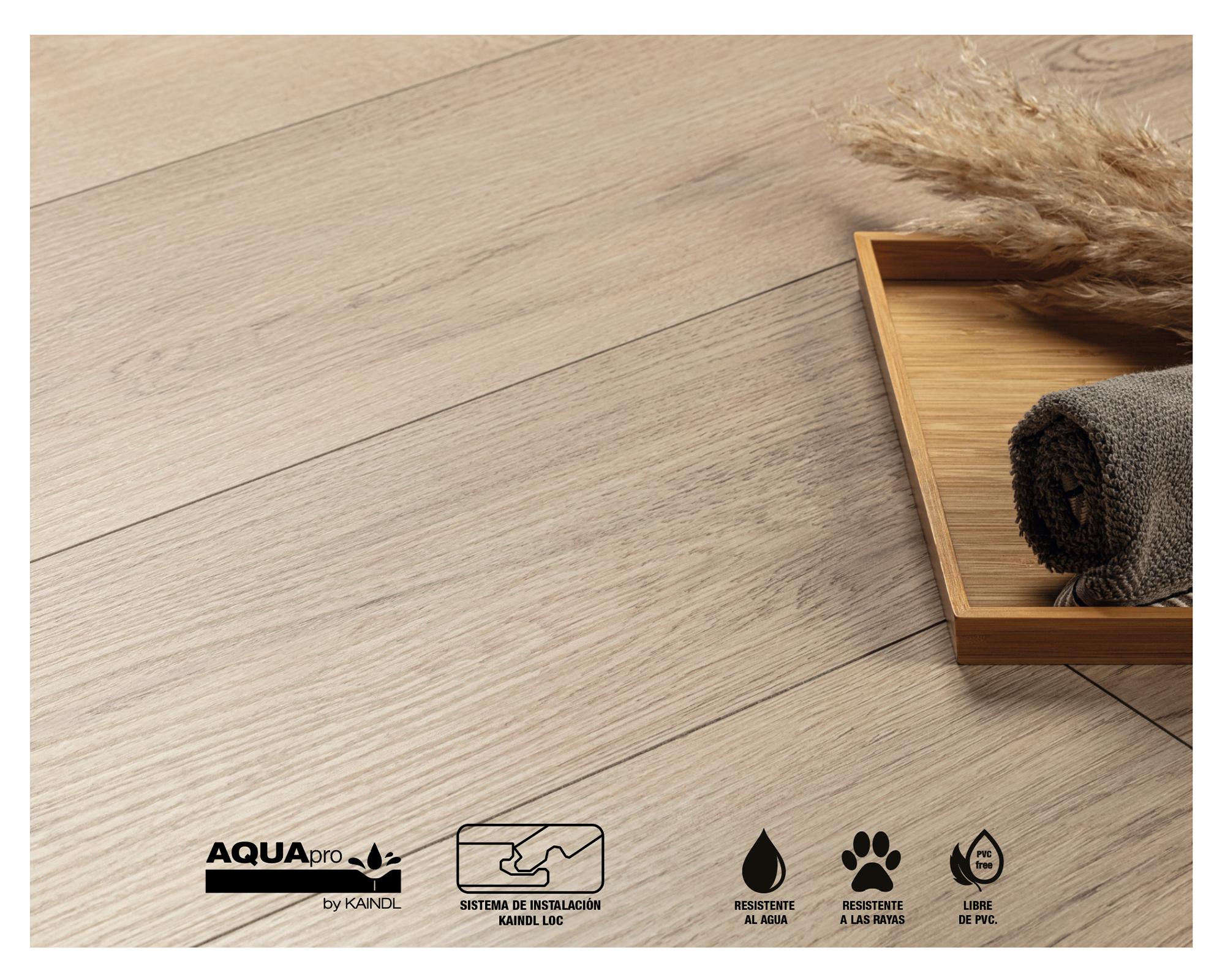 Piso flotante Classic touch Aquapro brera straw 8 mm 2.40 m2-4