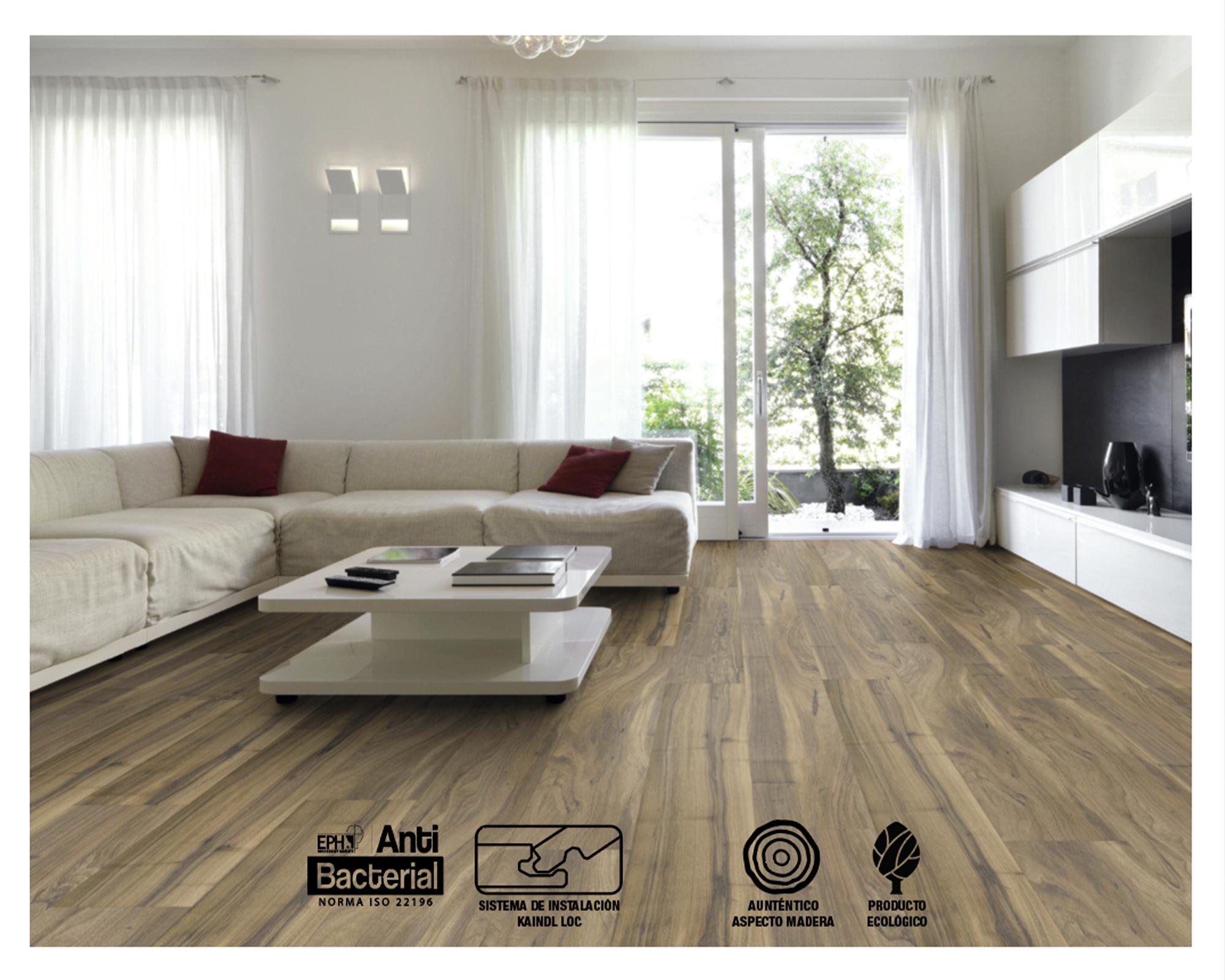 Piso flotante Classic Touch nuez 8 mm 2.4 m2-3