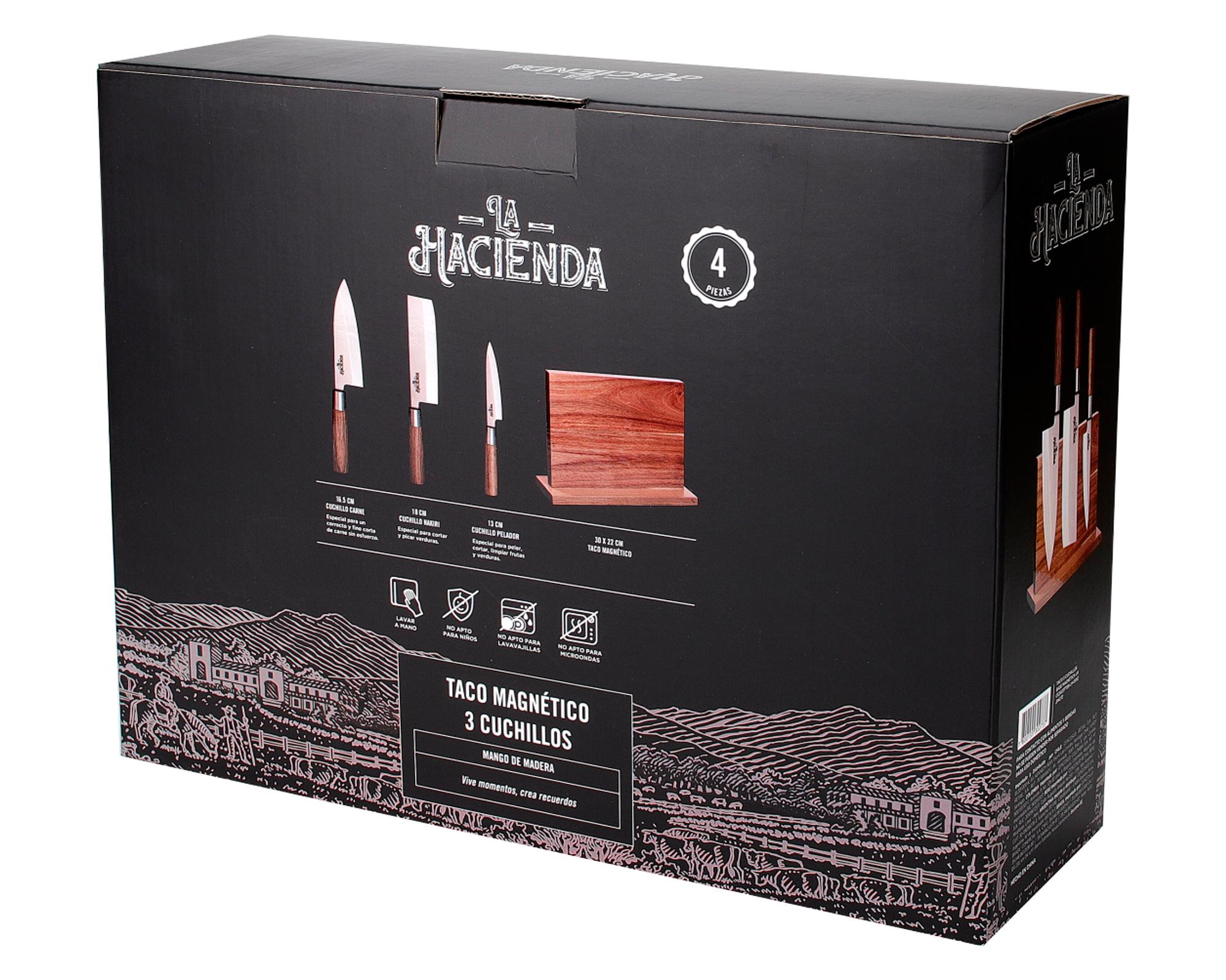 Taco + 3 cuchillos Zebrawood-0