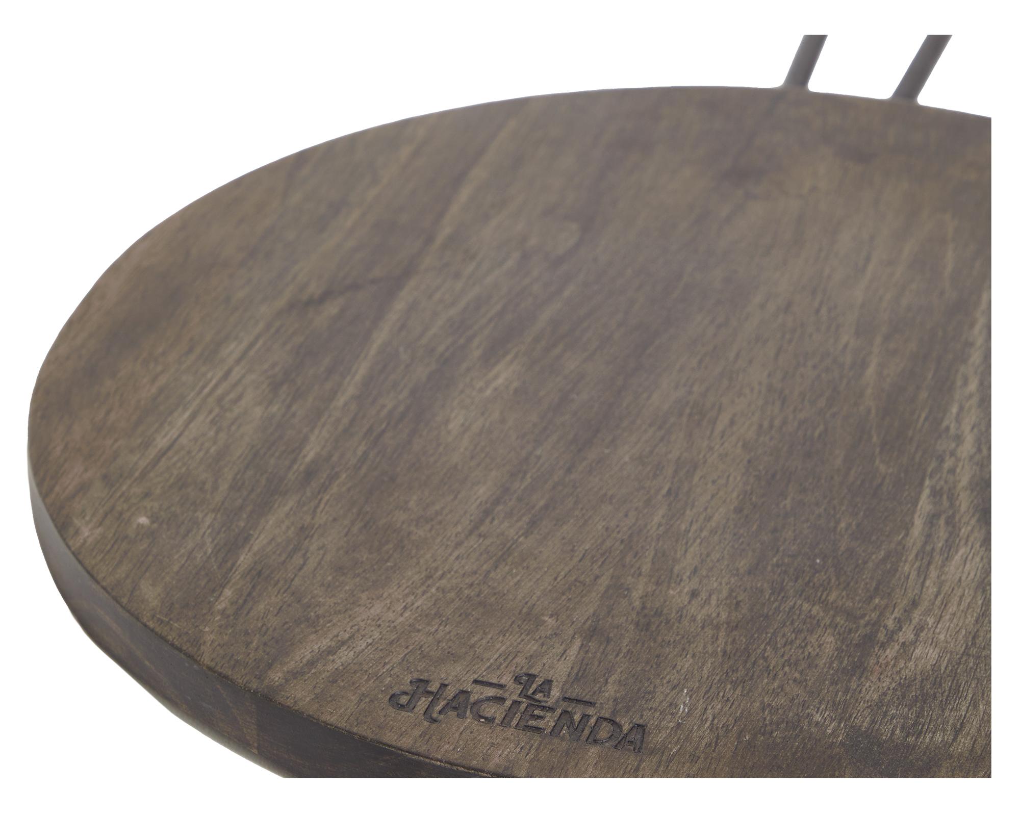 Tabla piqueo redonda Dark wood-2