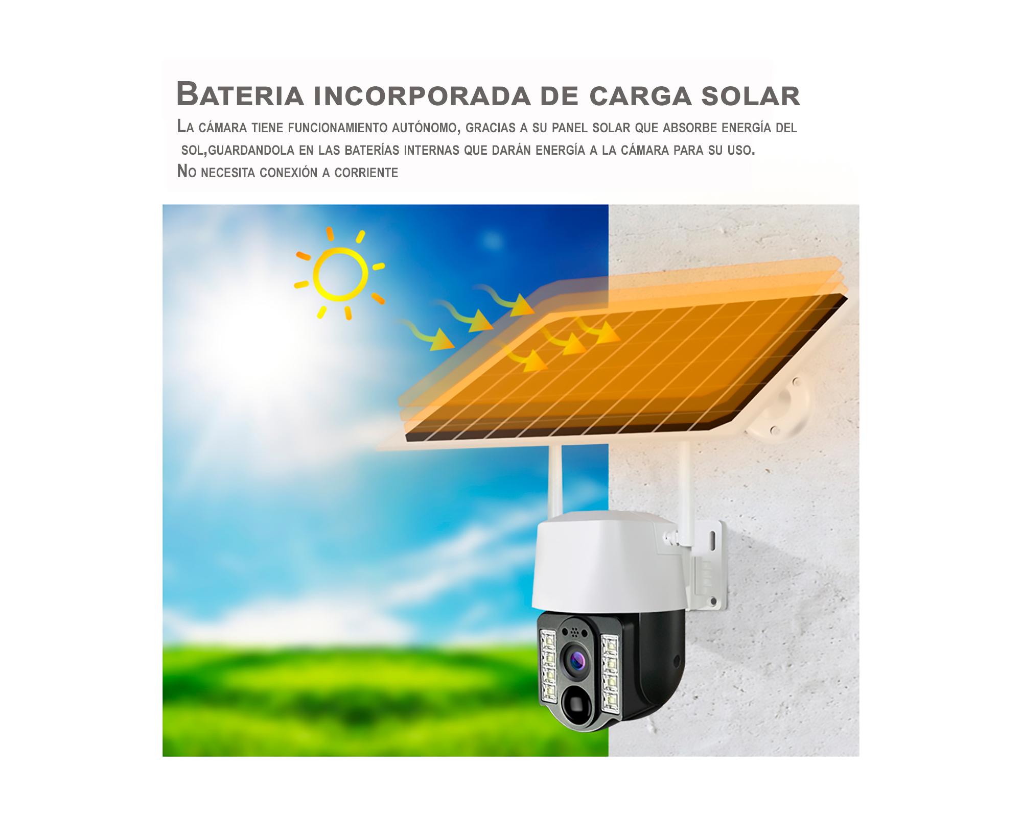Cámara de seguridad Wi-Fi panel solar-3