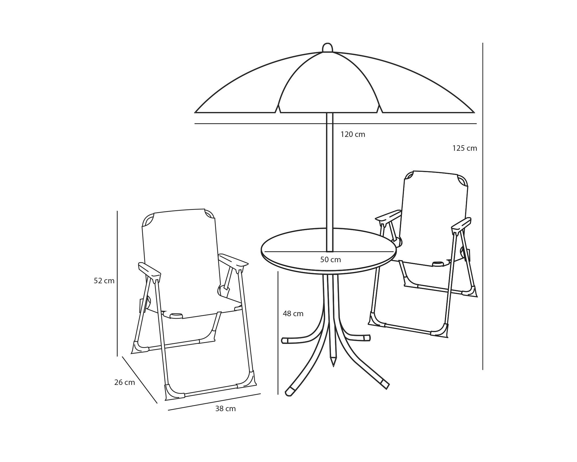Mesa + 2 sillas Disney-1