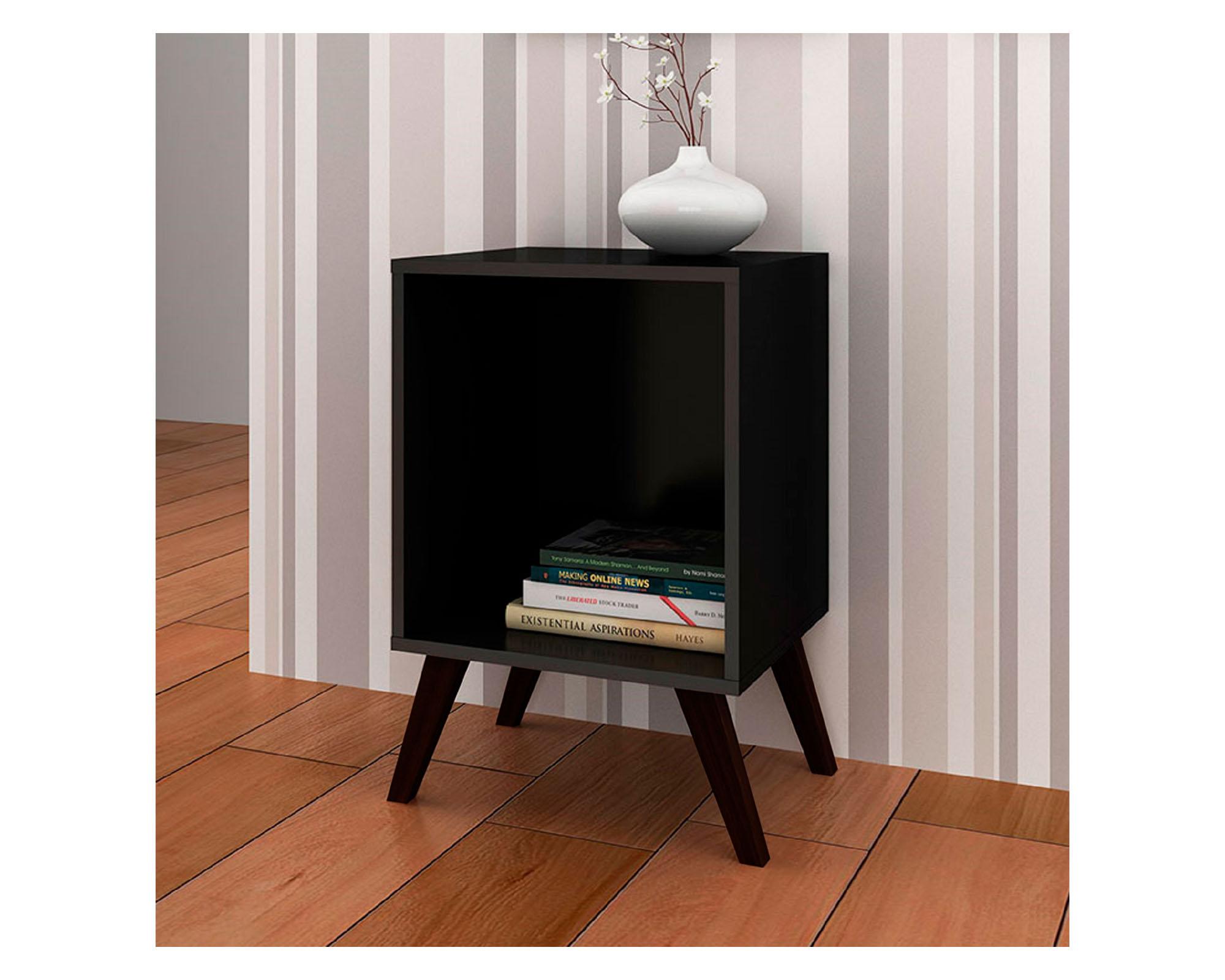 Velador nicho Retro negro-1