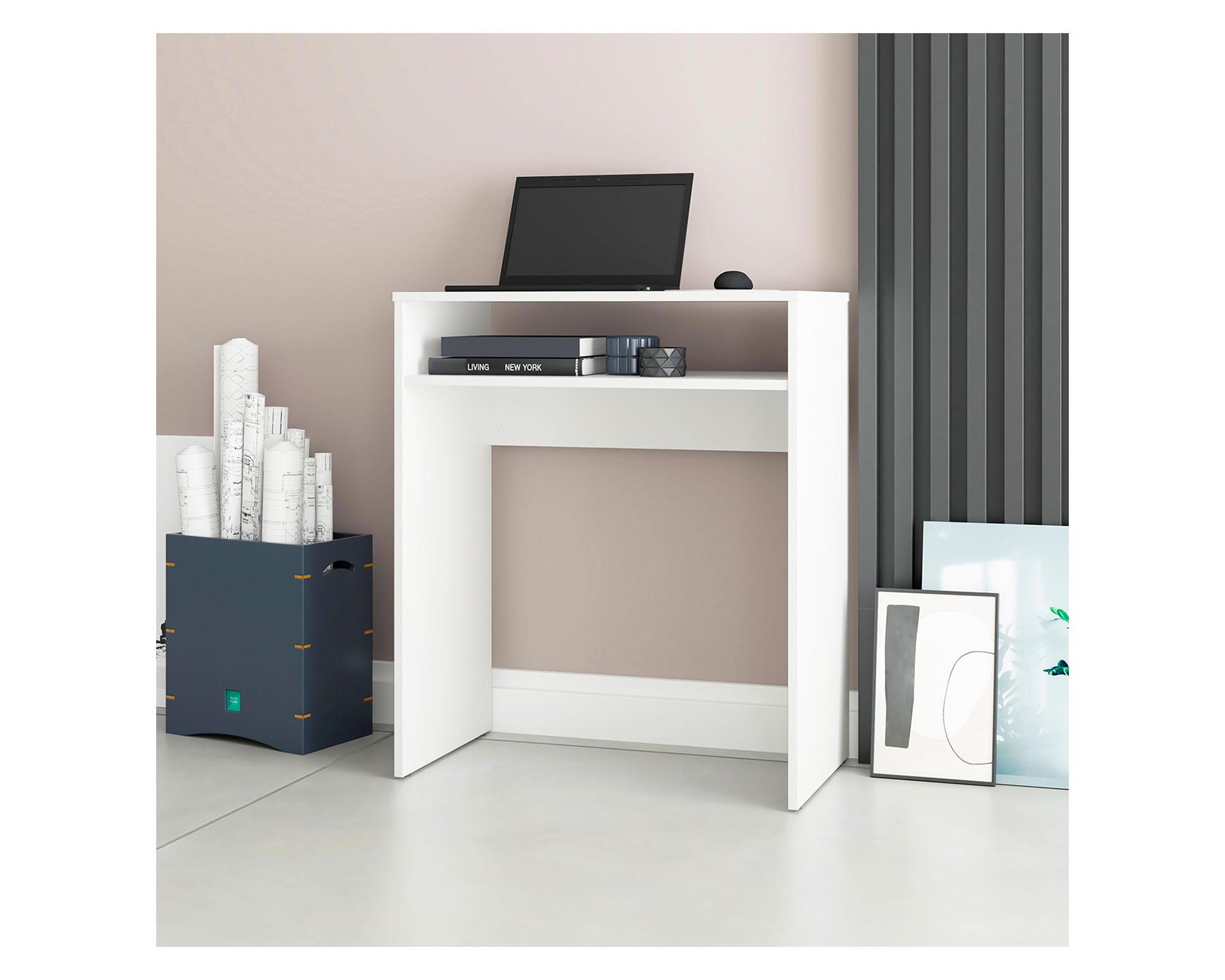 Escritorio 1 espacio Office IV blanco-2