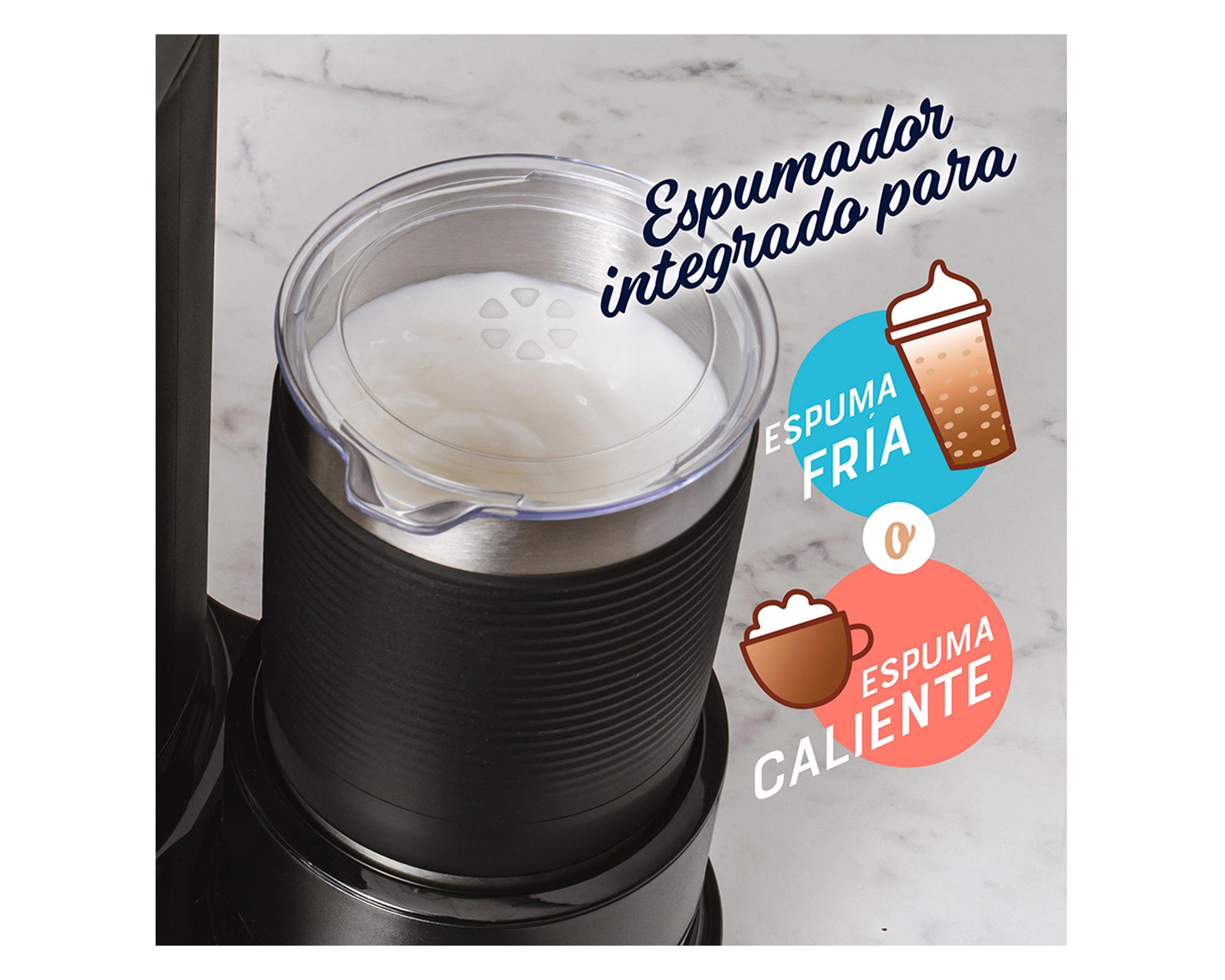 Cafetera latte 650 ml BVSTDC02B-052 con espumador negro-3